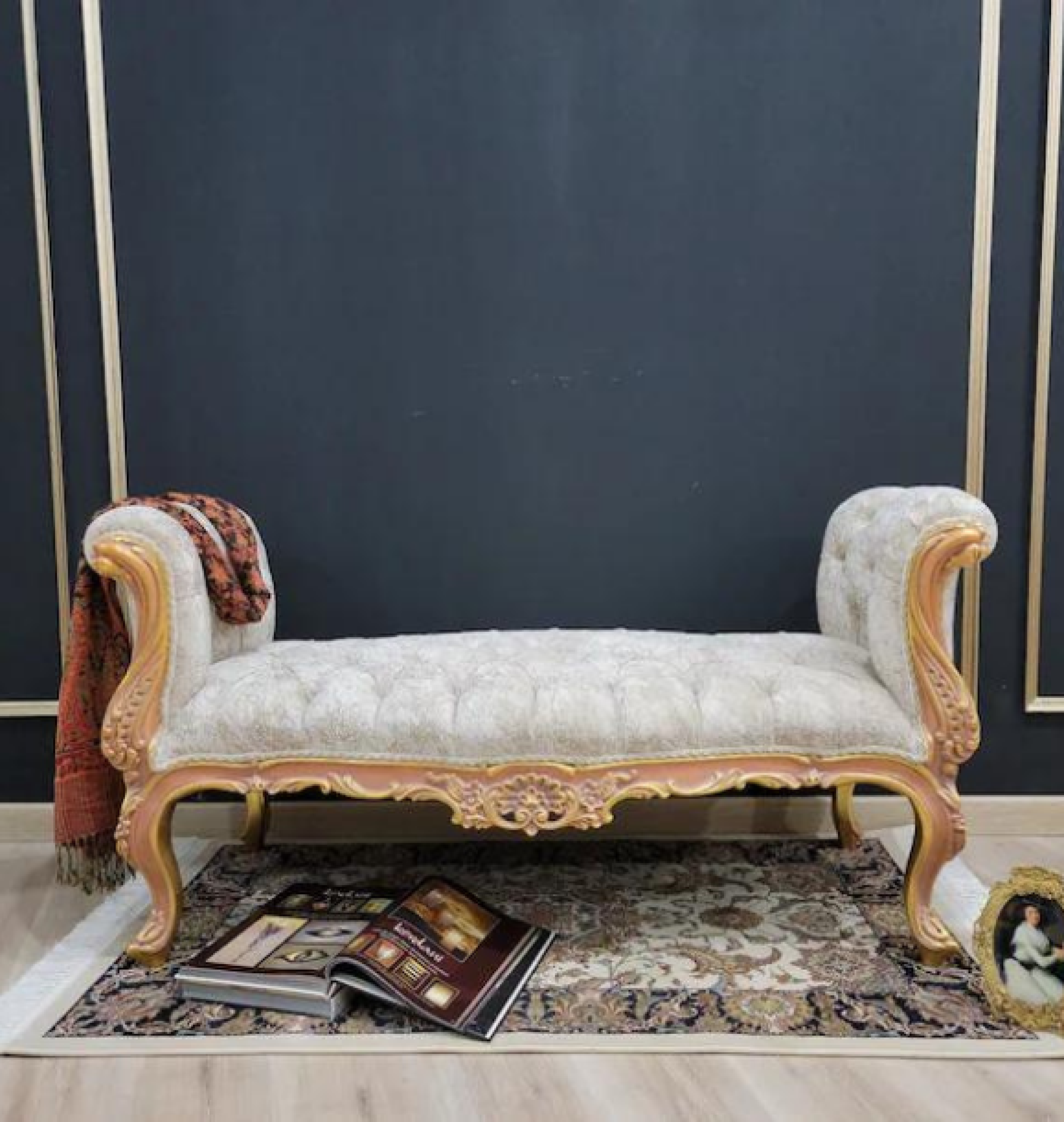 grey bench