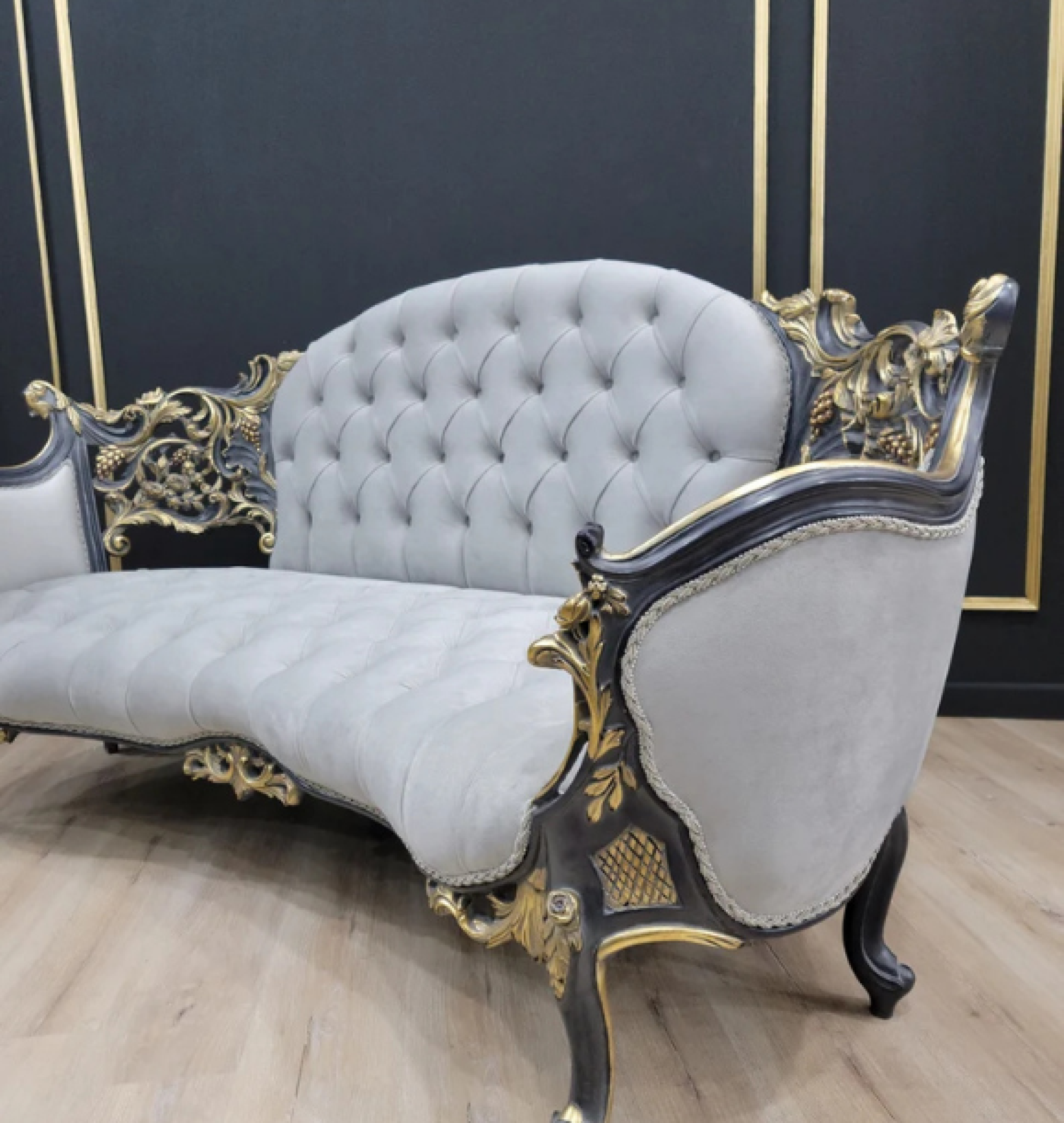 grey sofa