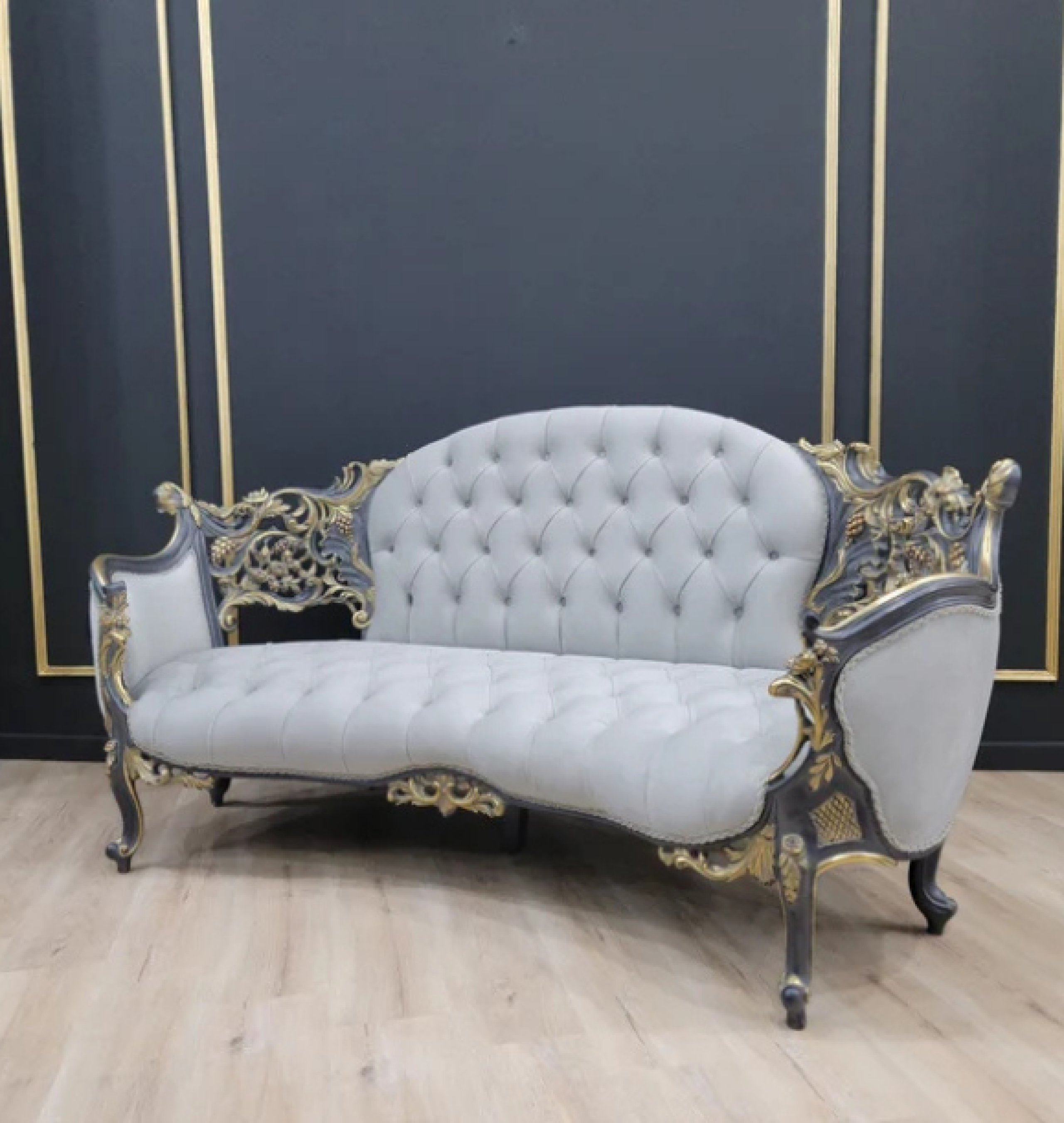 grey sofa