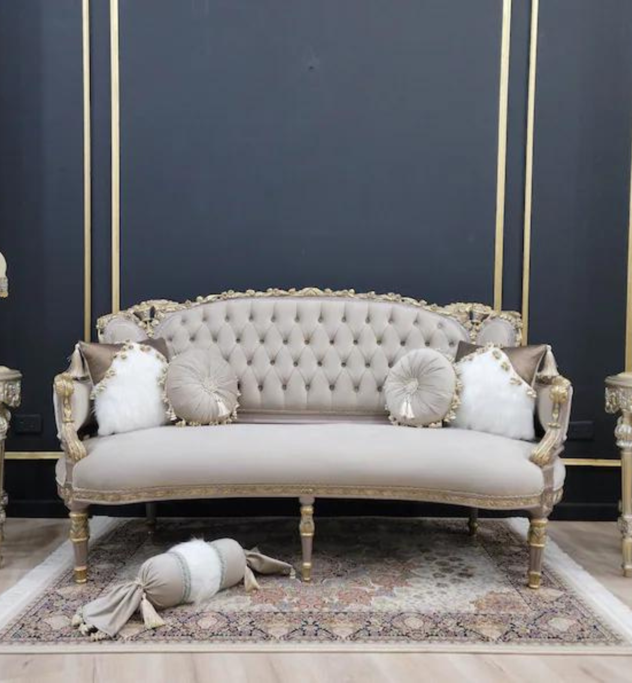beige  sofa