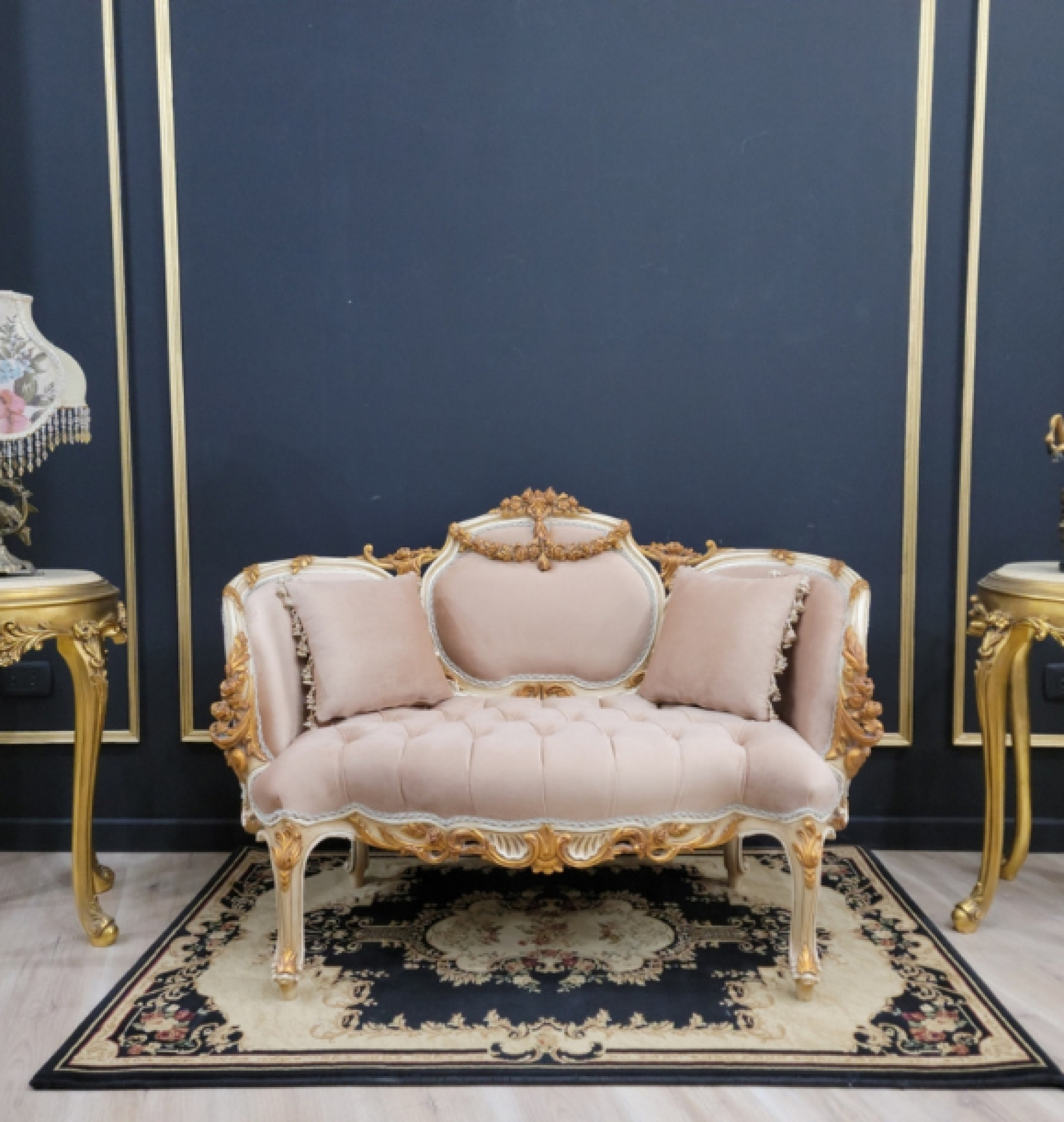 taupe settee