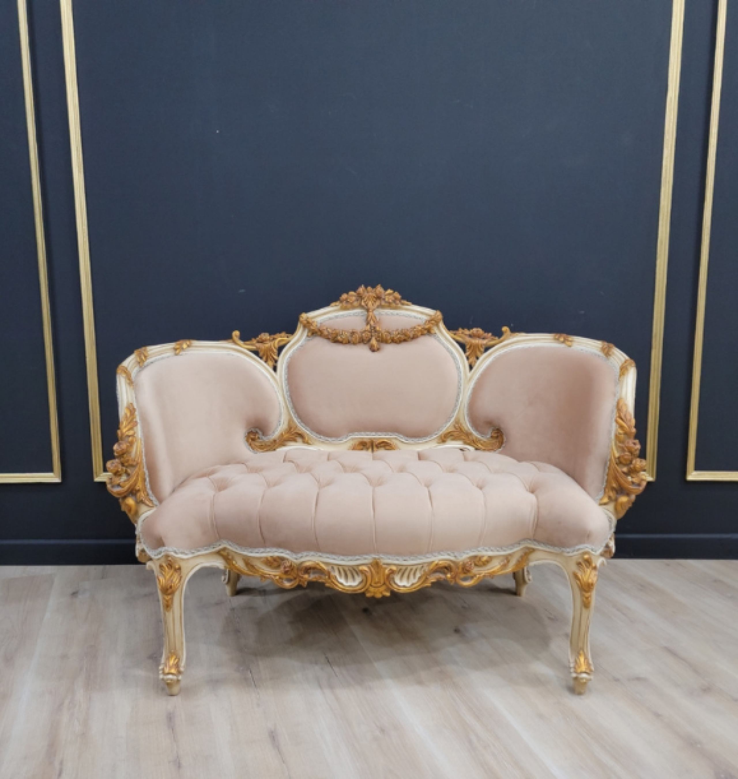 taupe settee
