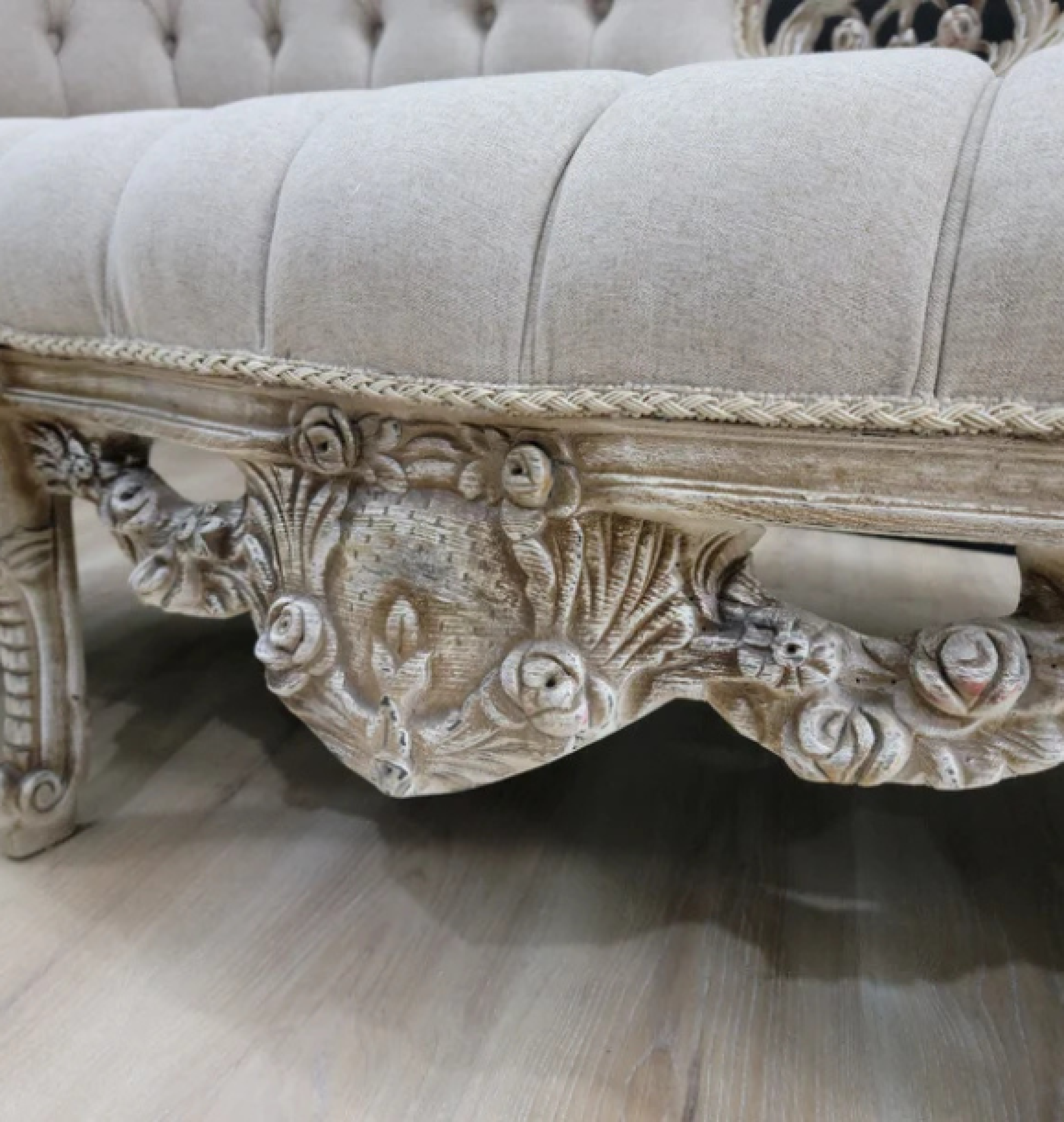 beige sofa