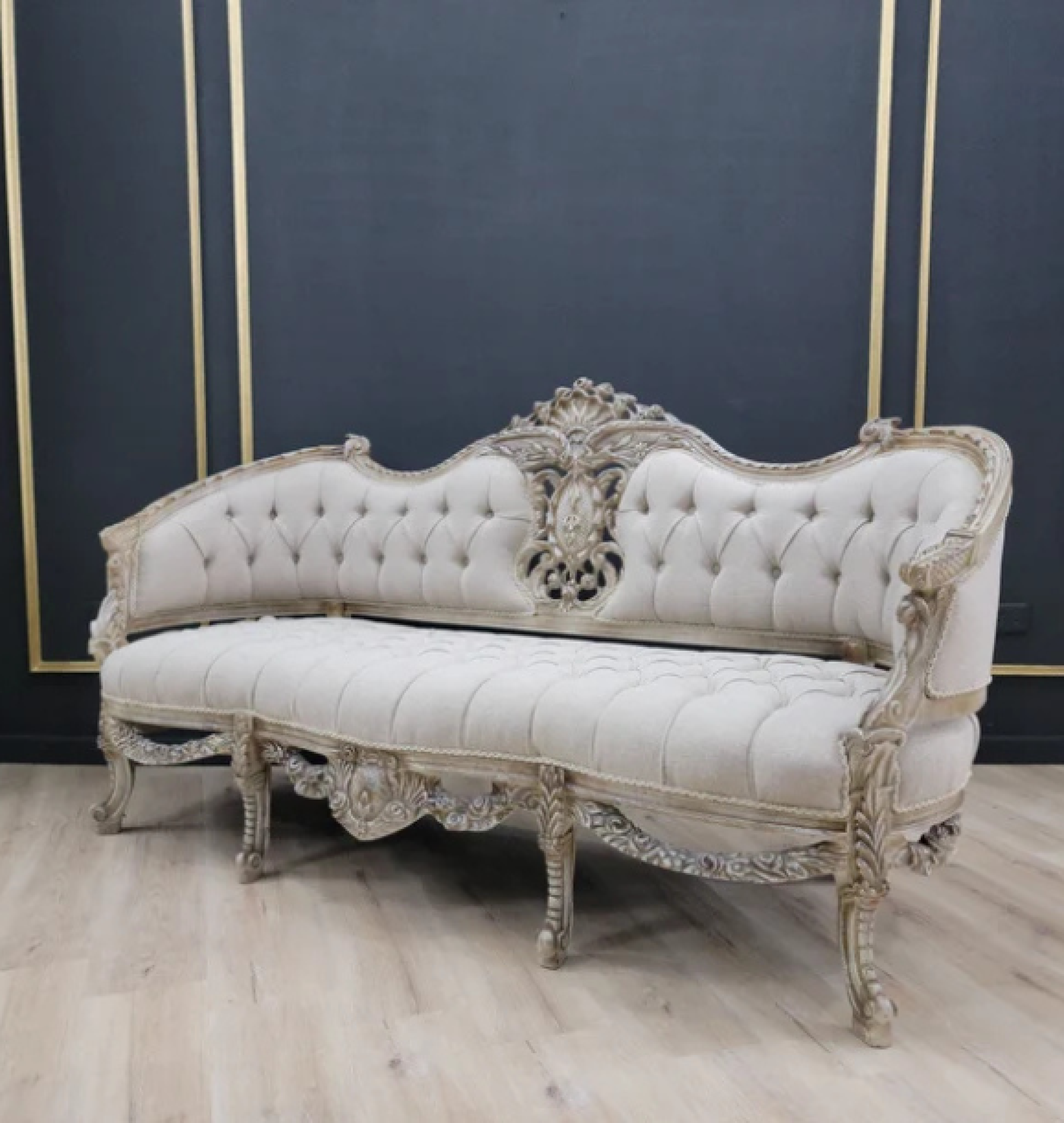 beige sofa