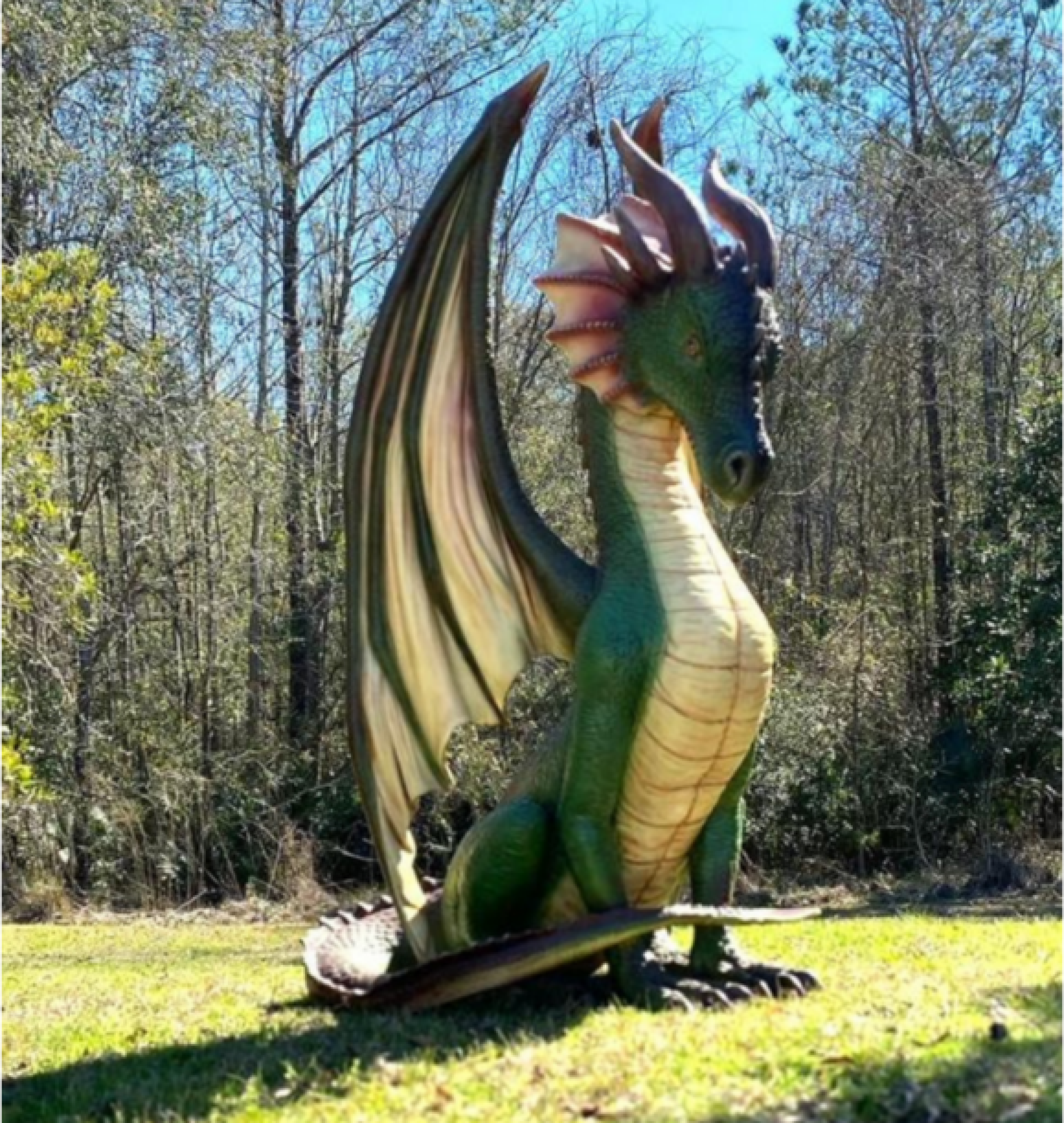 dragon statue
