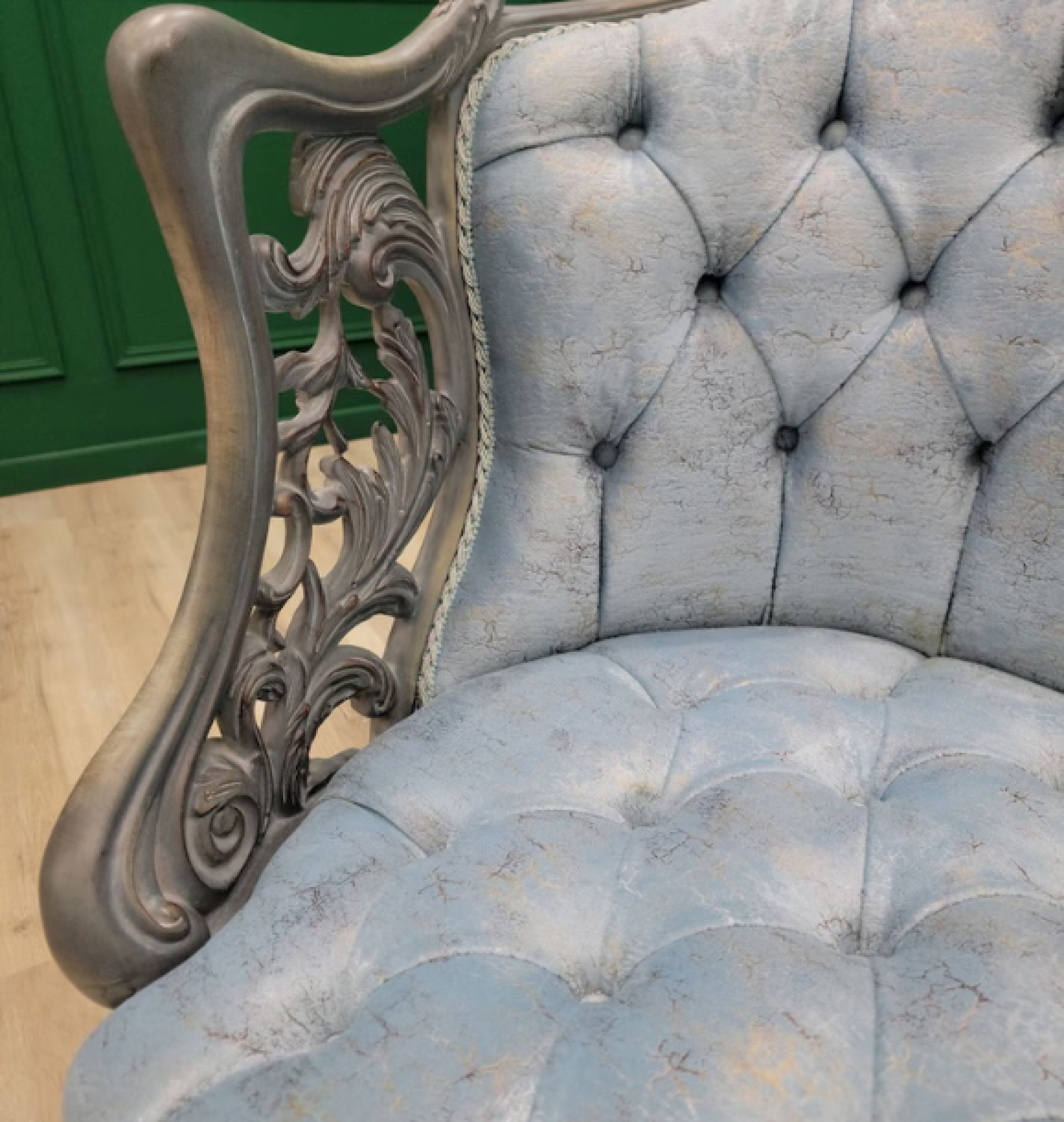 aqua sofa