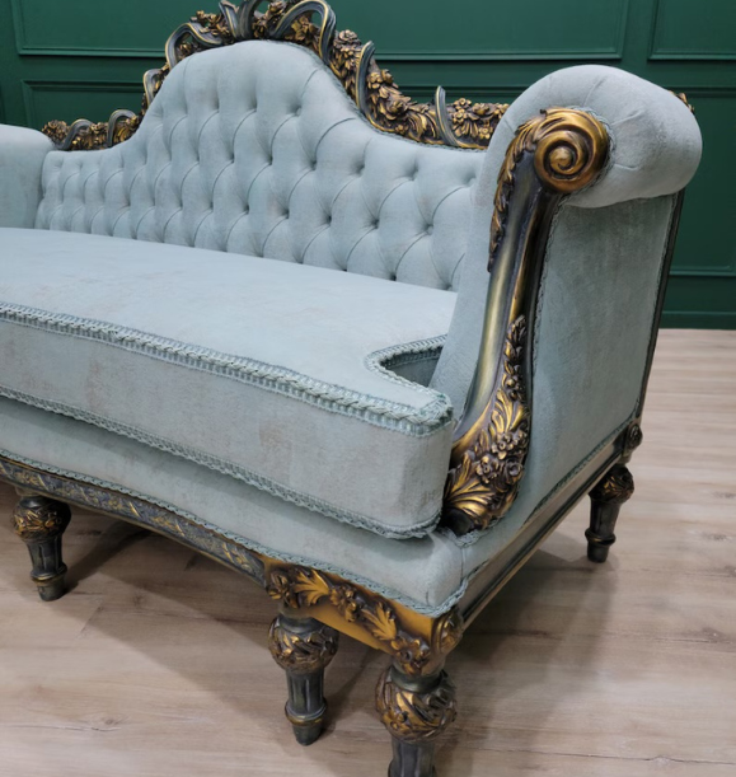 aqua sofa