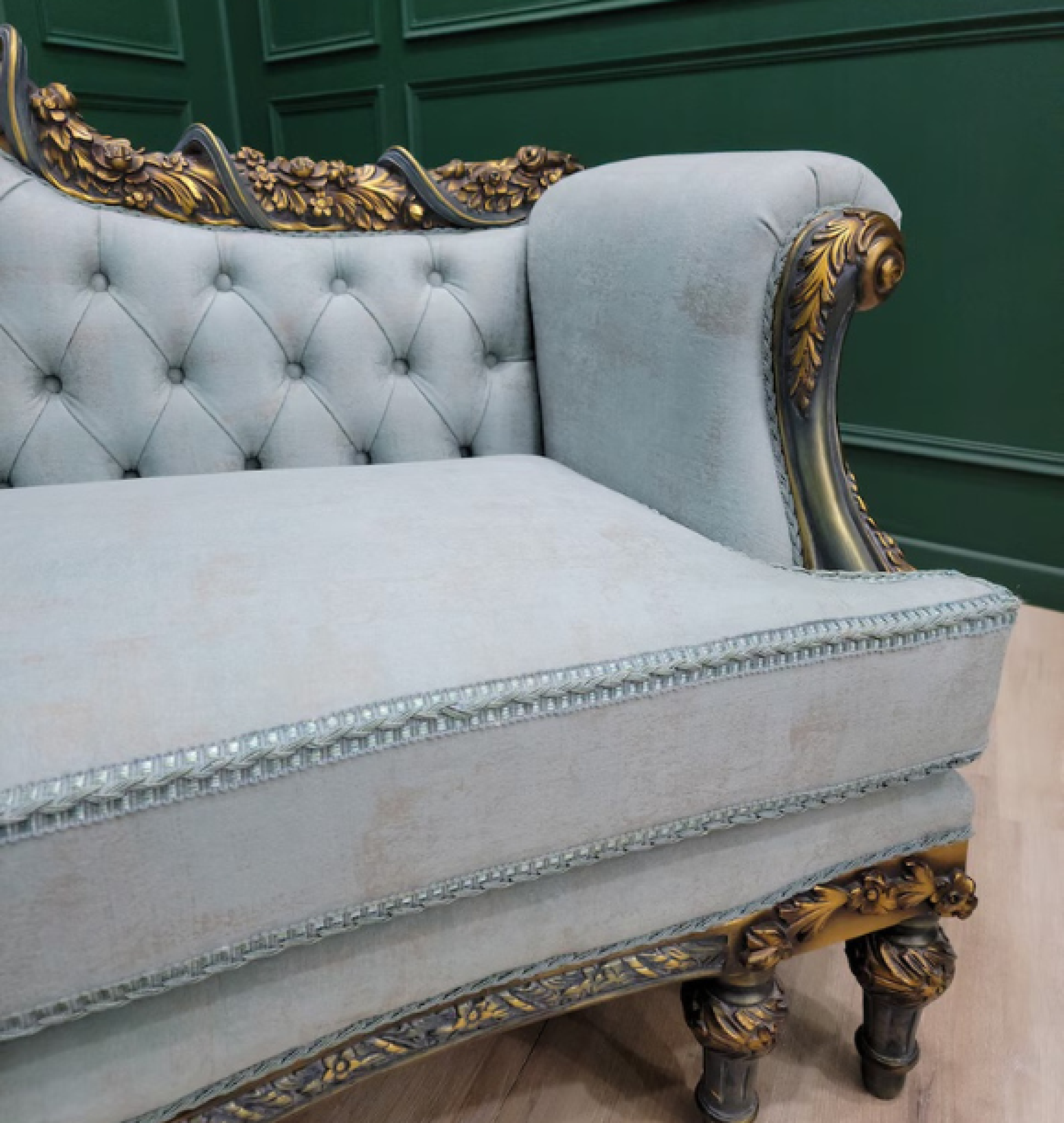 aqua sofa