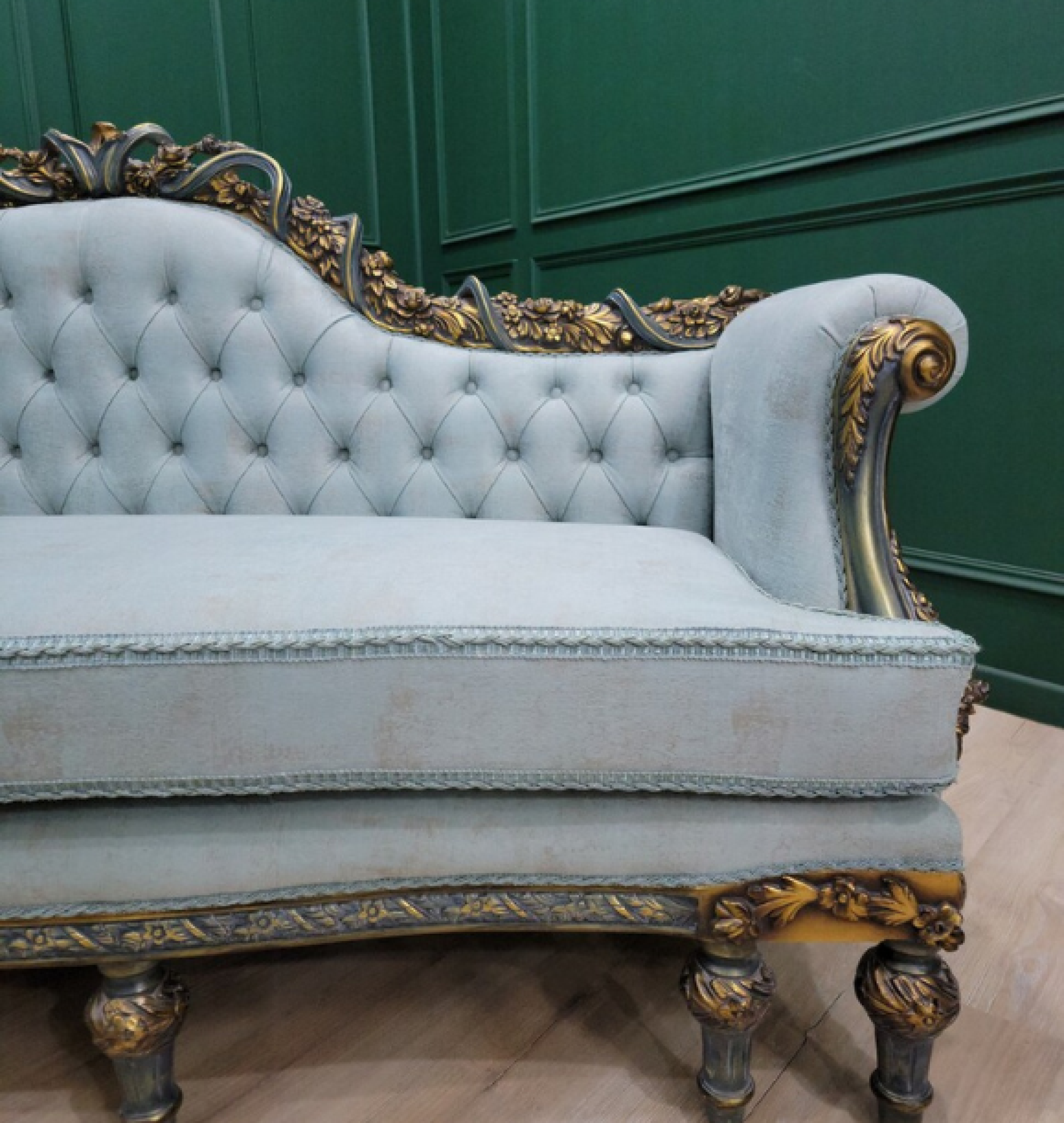aqua sofa