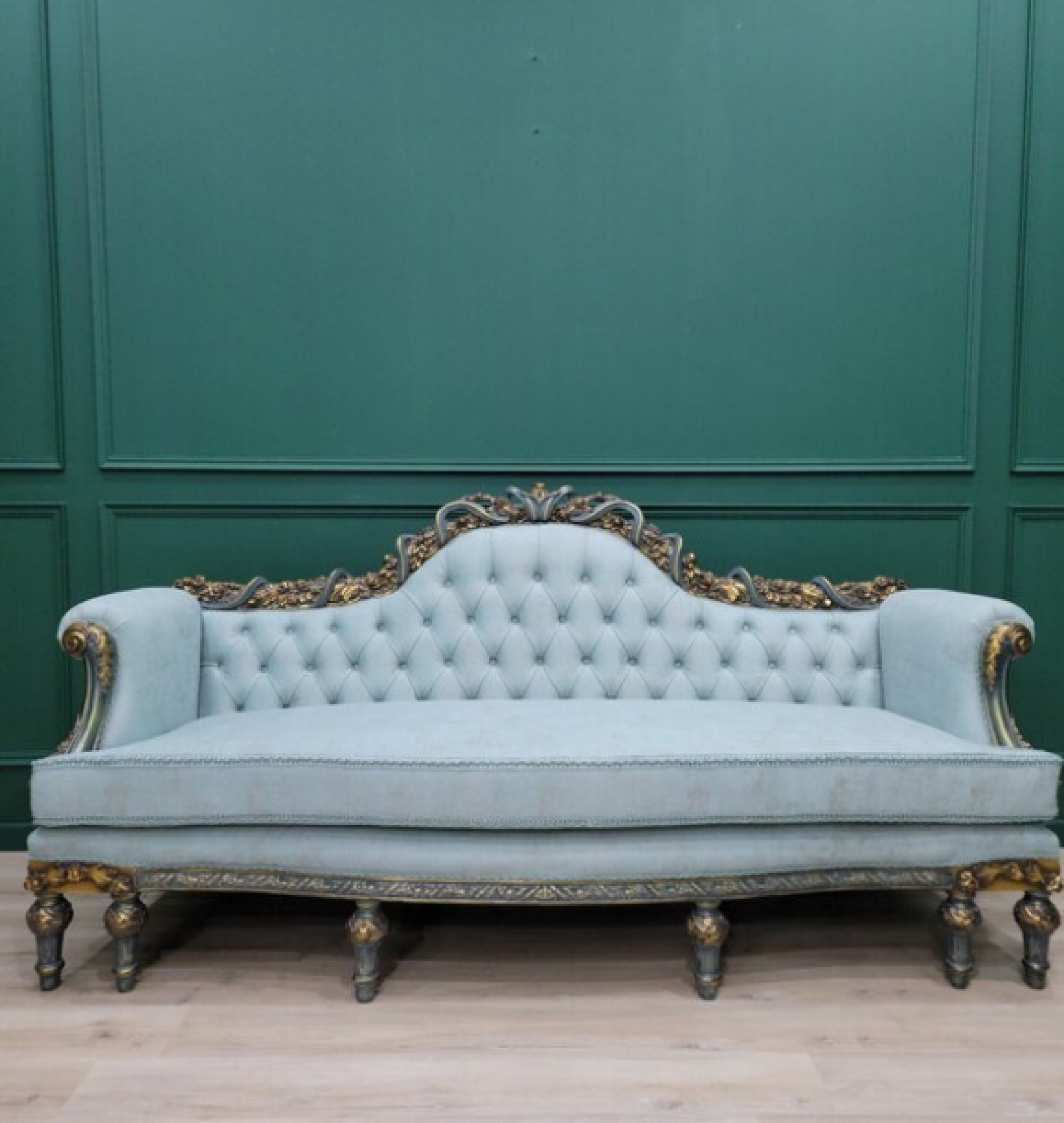 aqua sofa