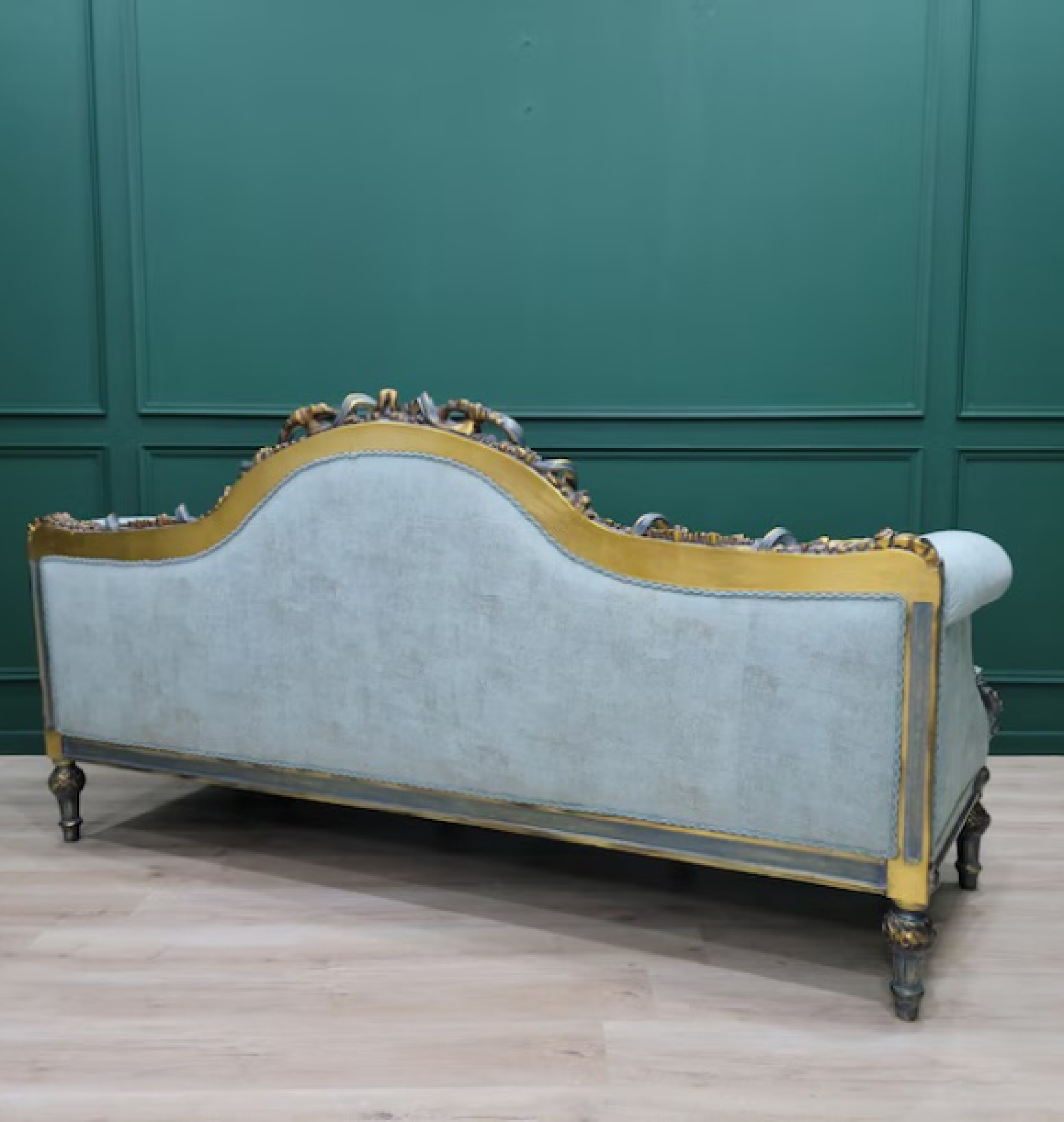 aqua sofa
