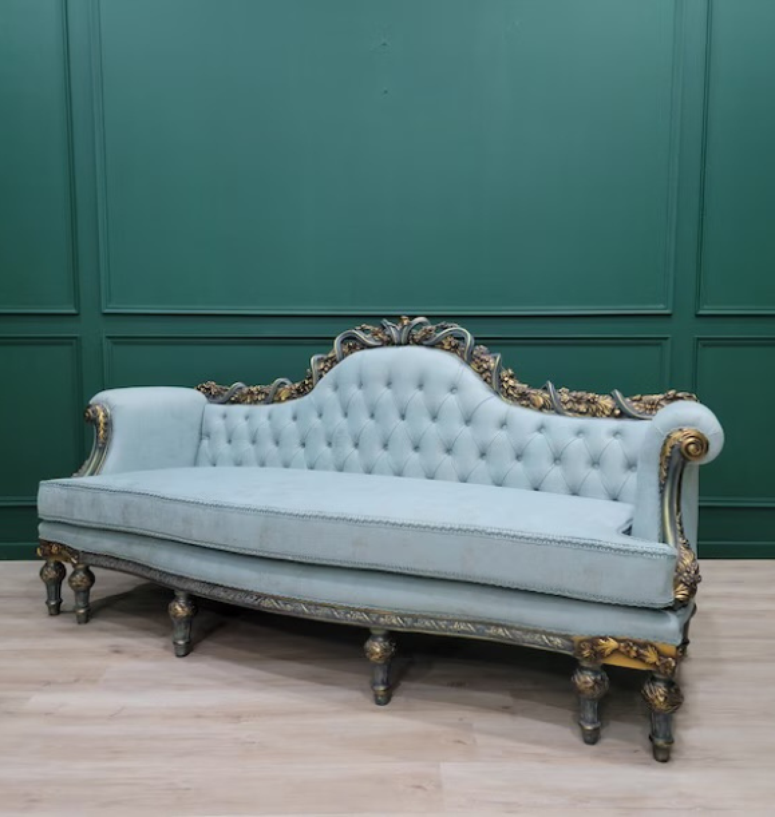 aqua sofa