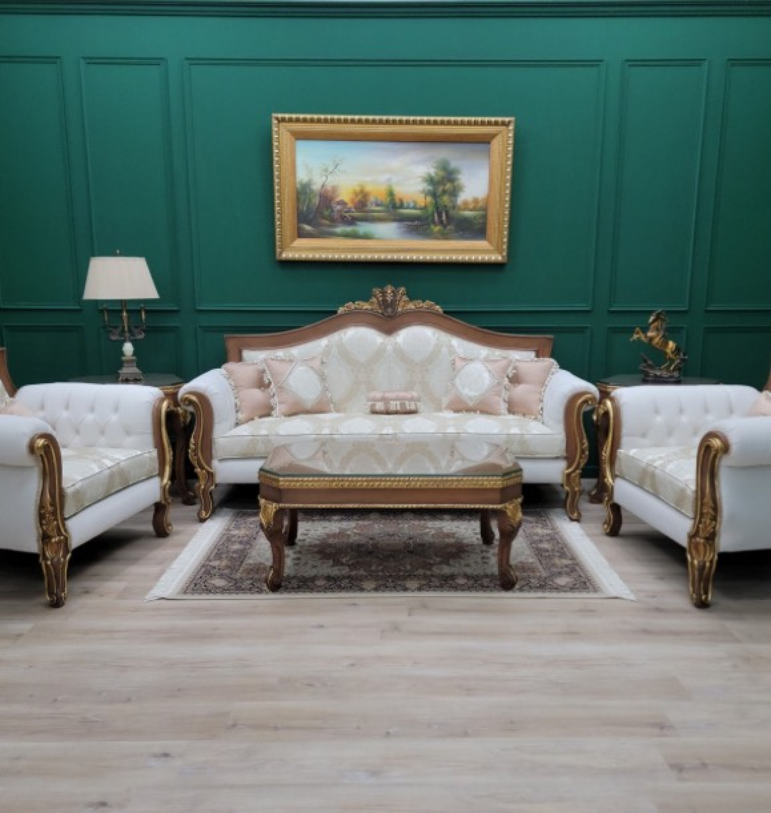 beige sofa