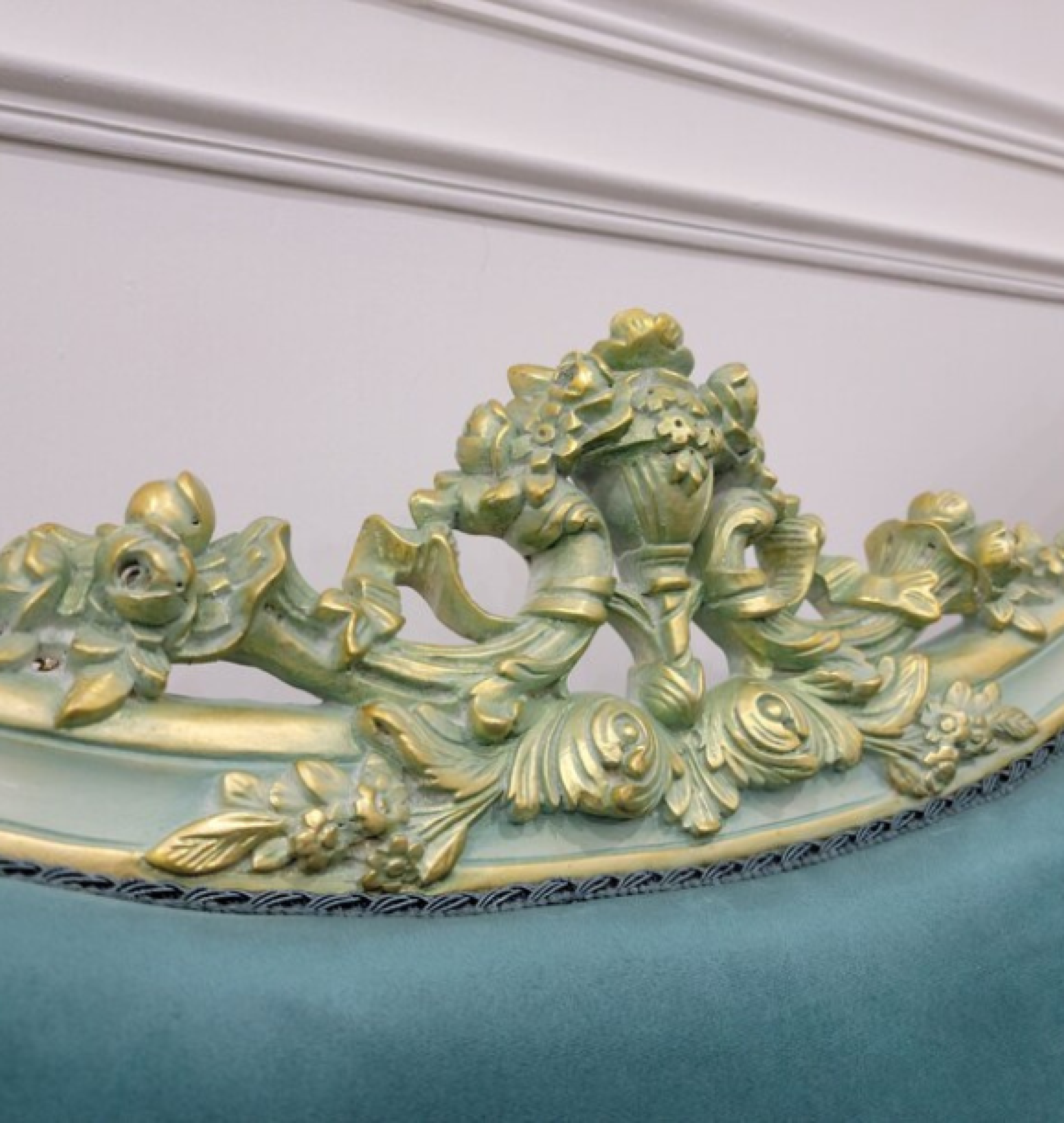 teal bench