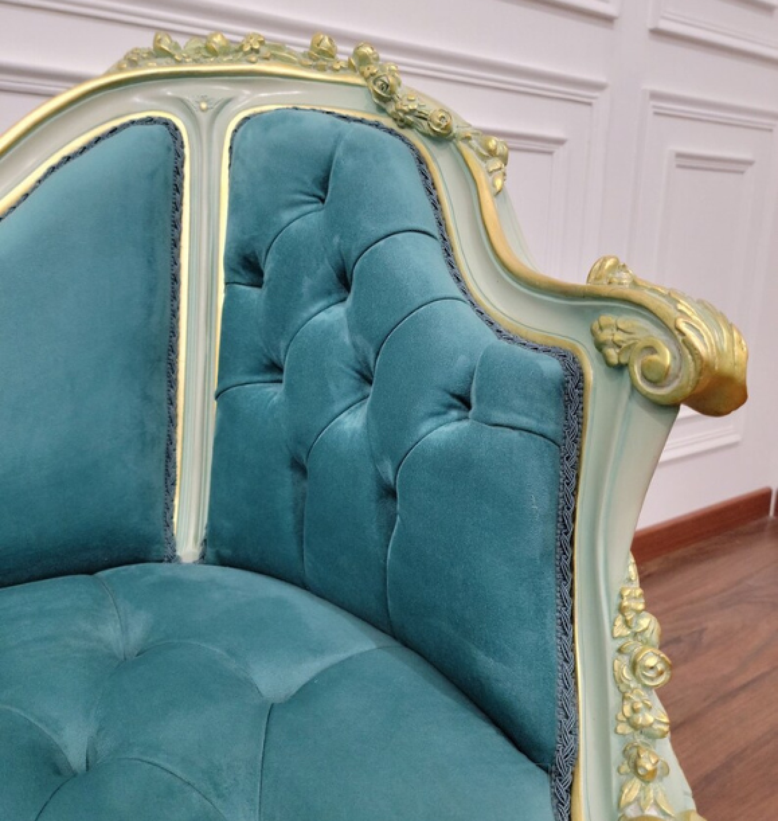 teal bench