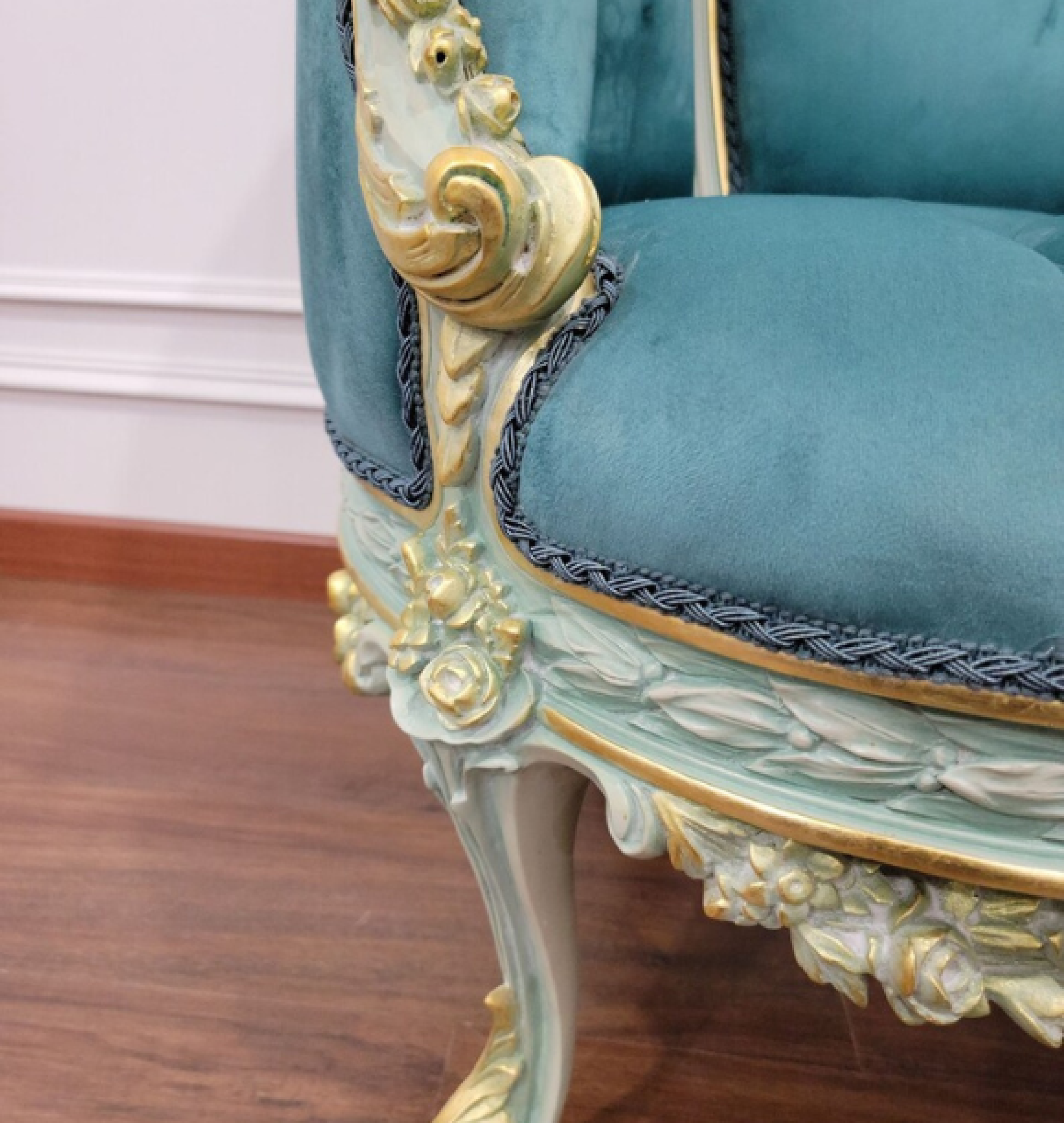 teal bench