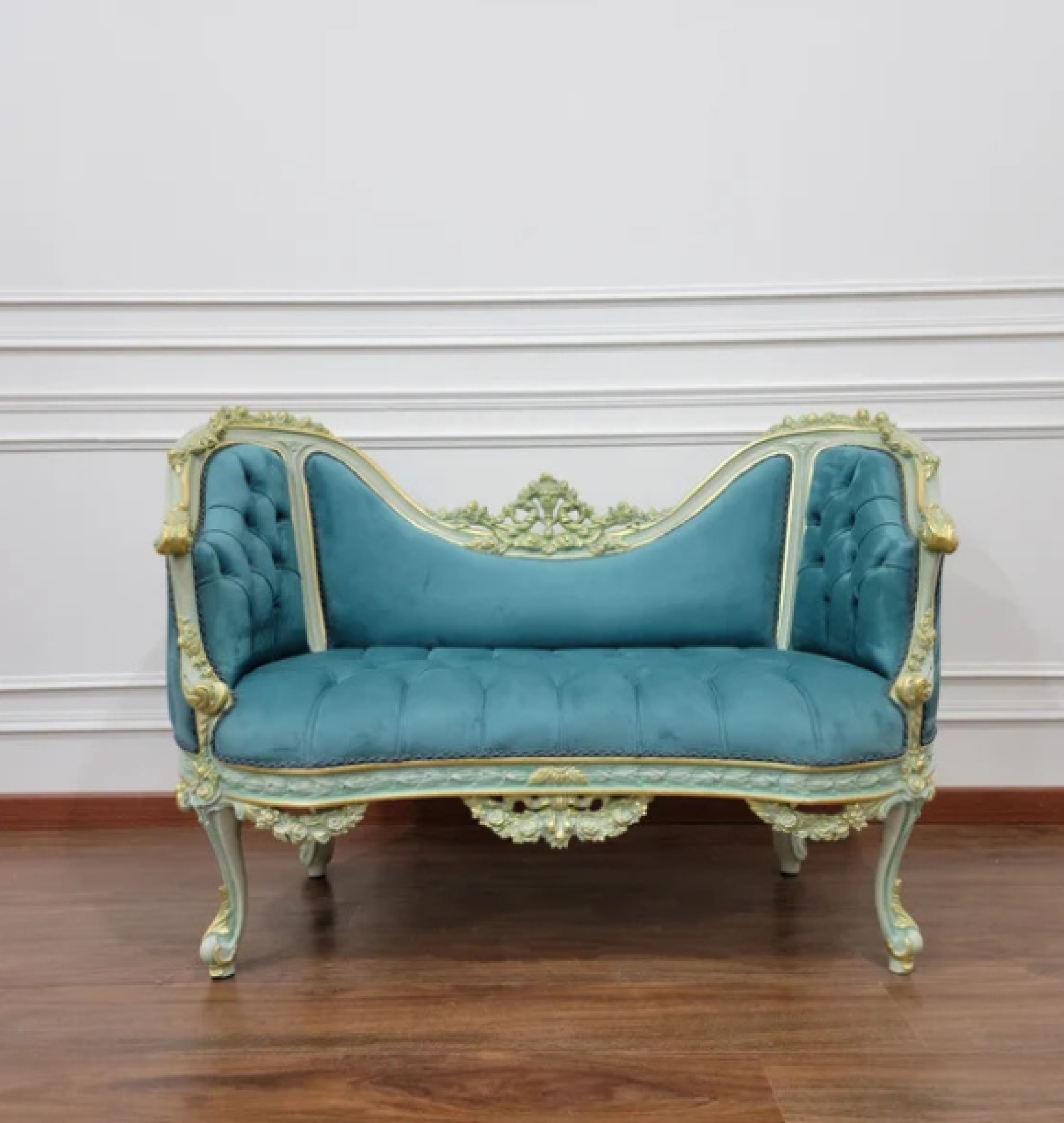 teal bench