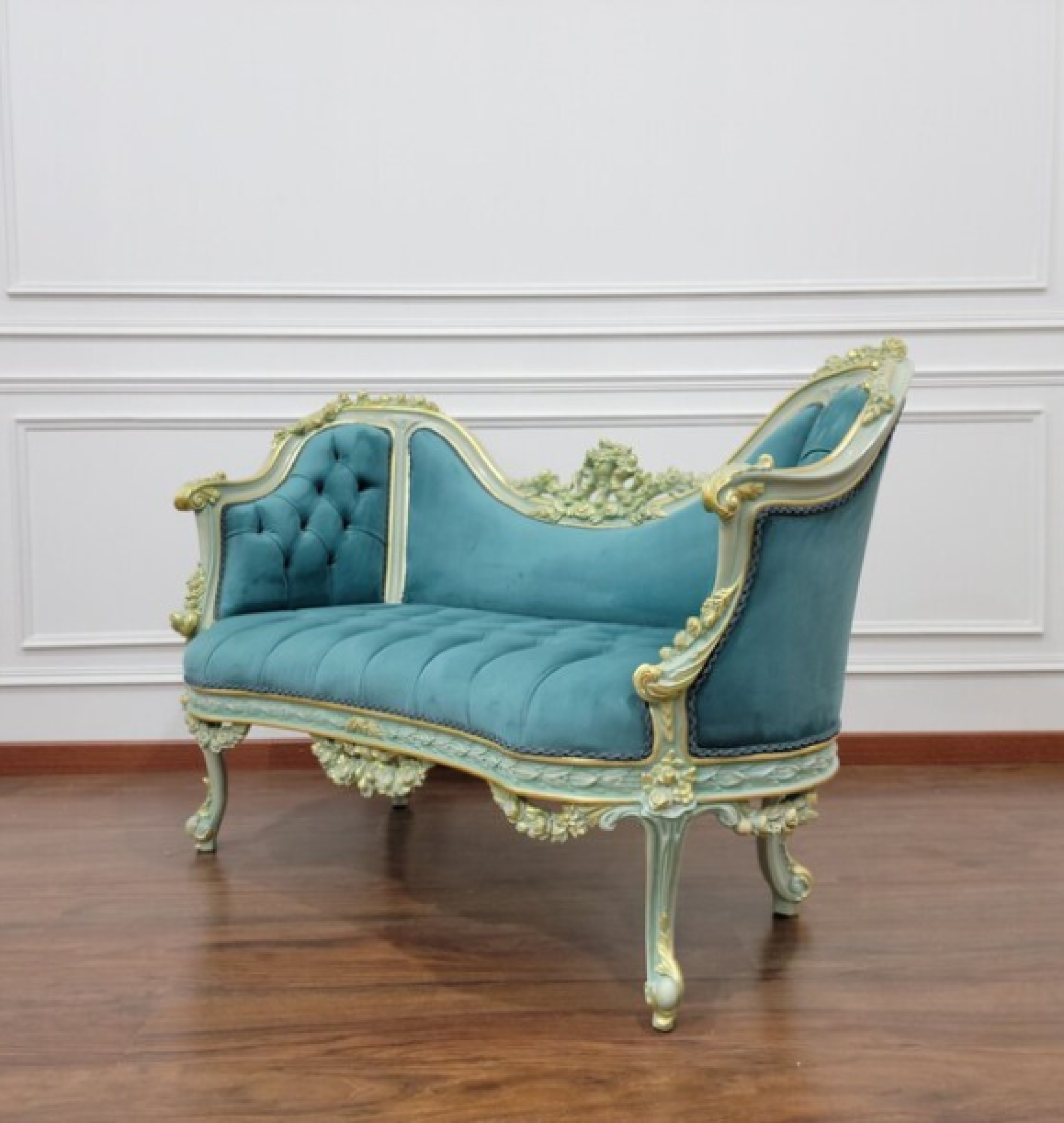 teal bench