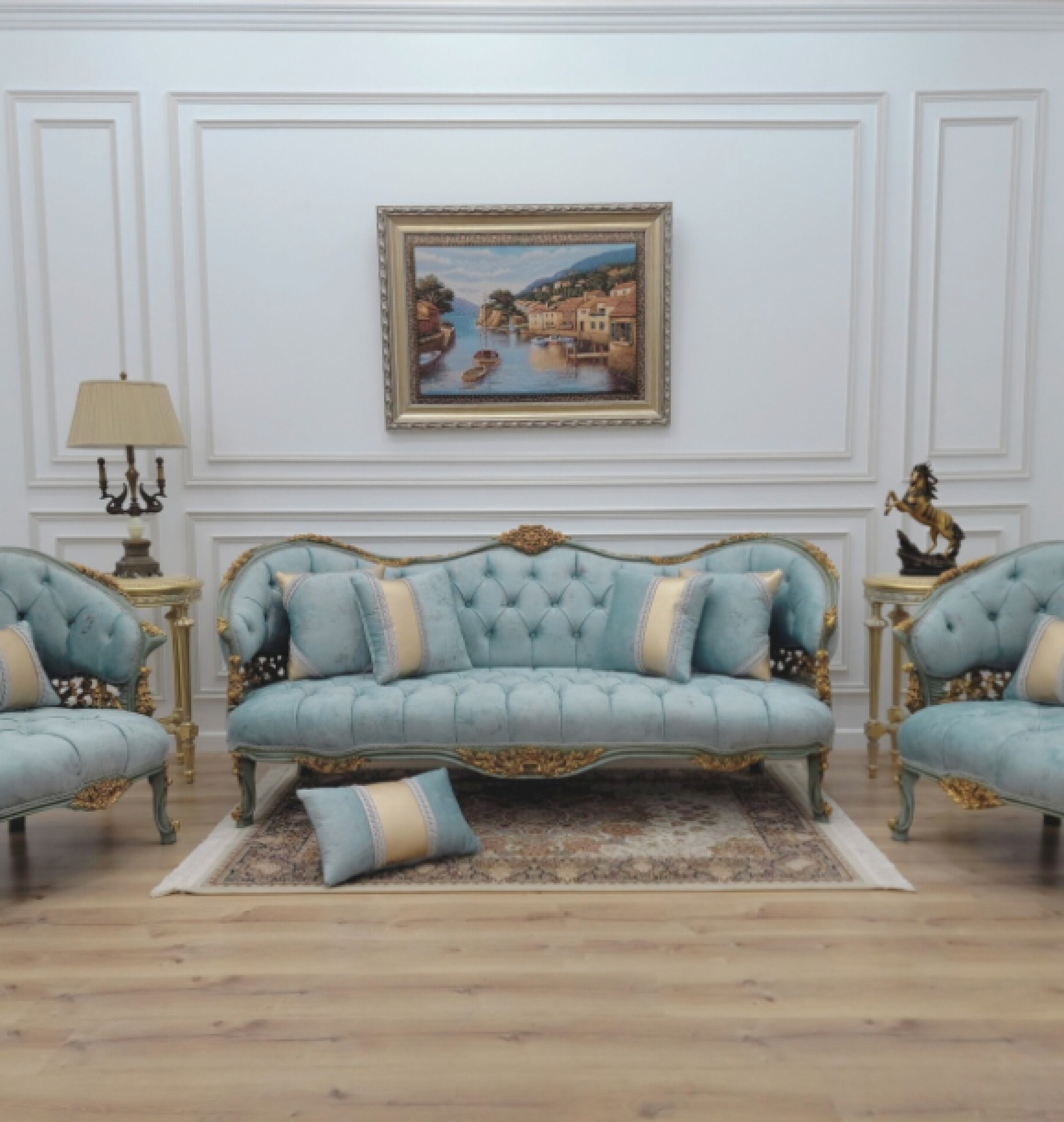 powder sofa