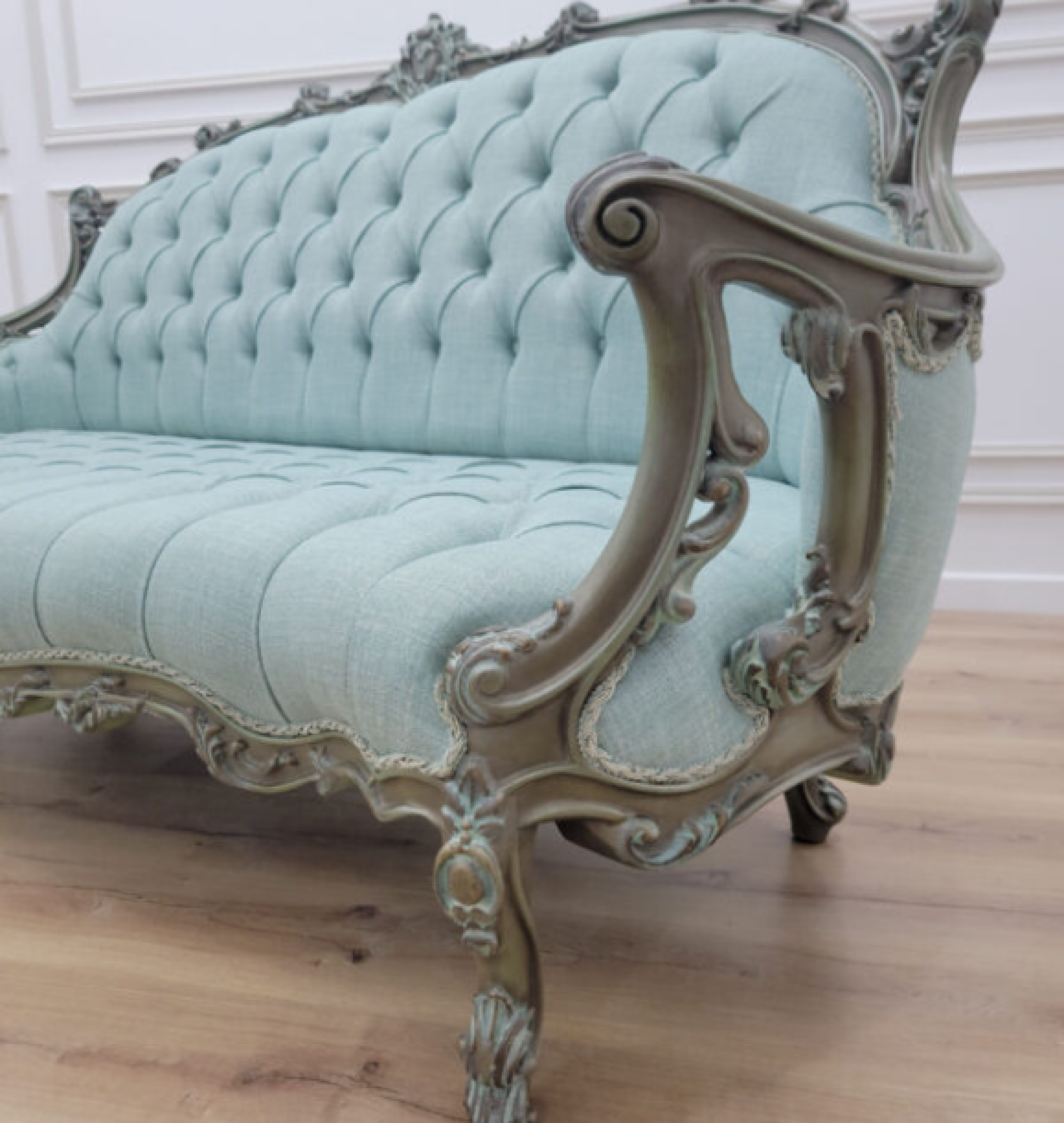 aqua sofa