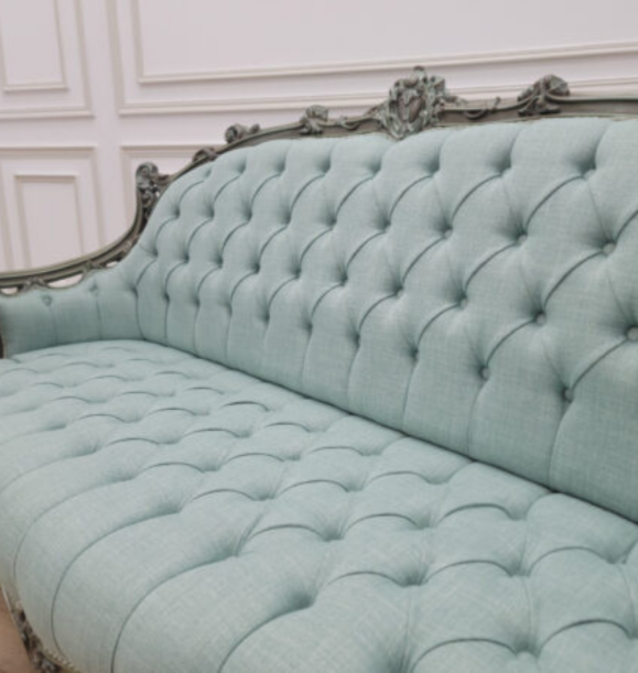 aqua sofa