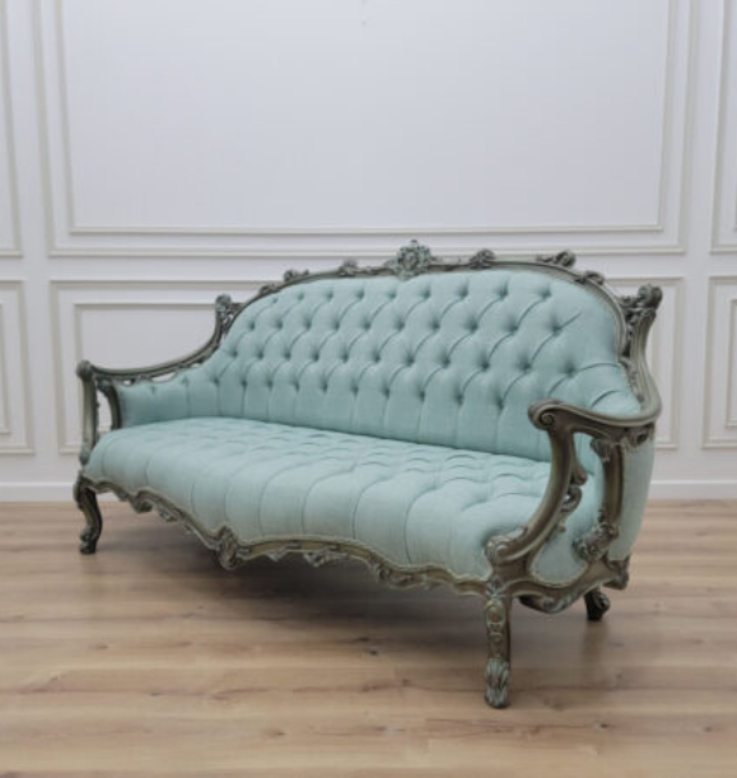 aqua sofa