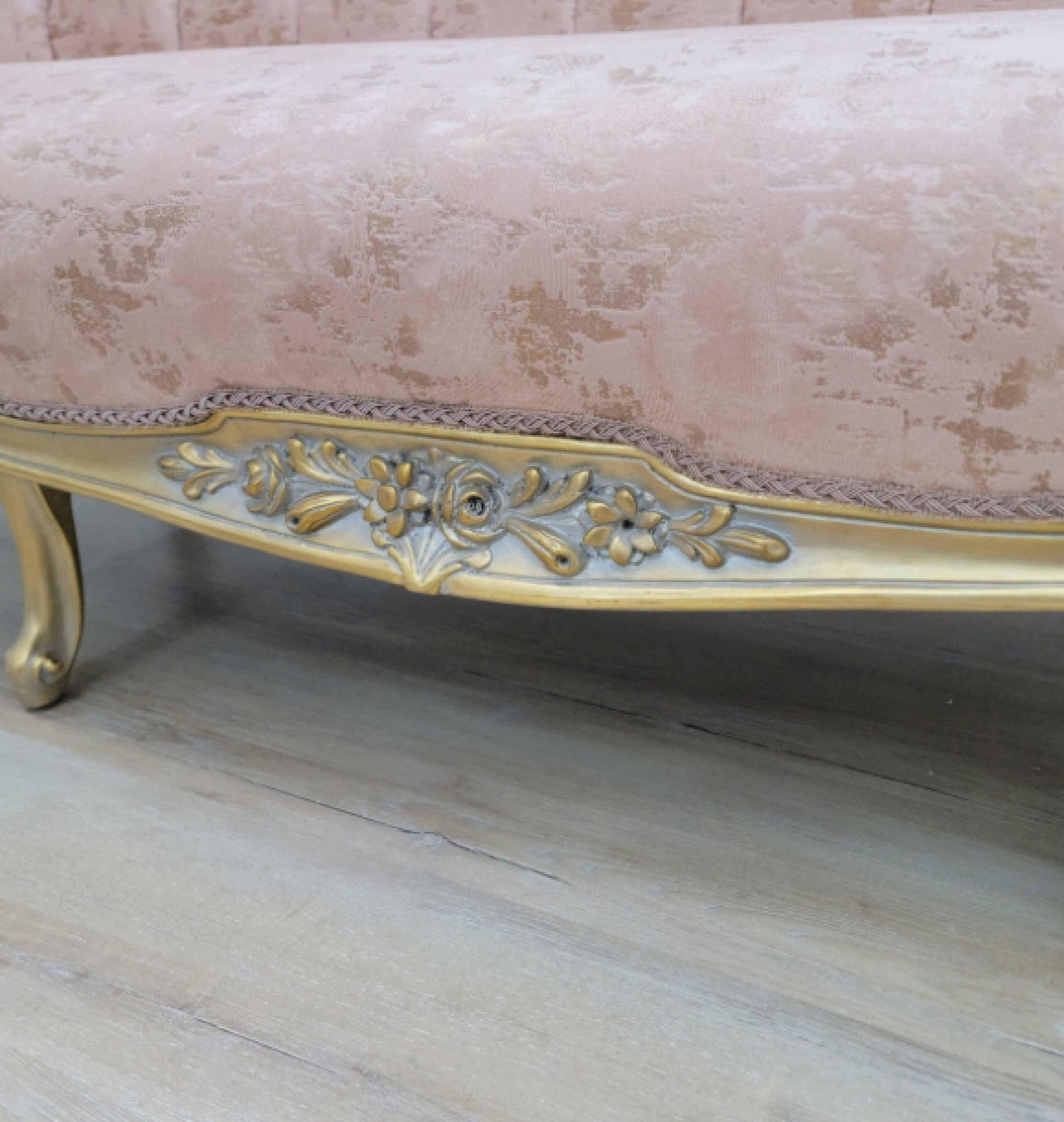 peach sofa