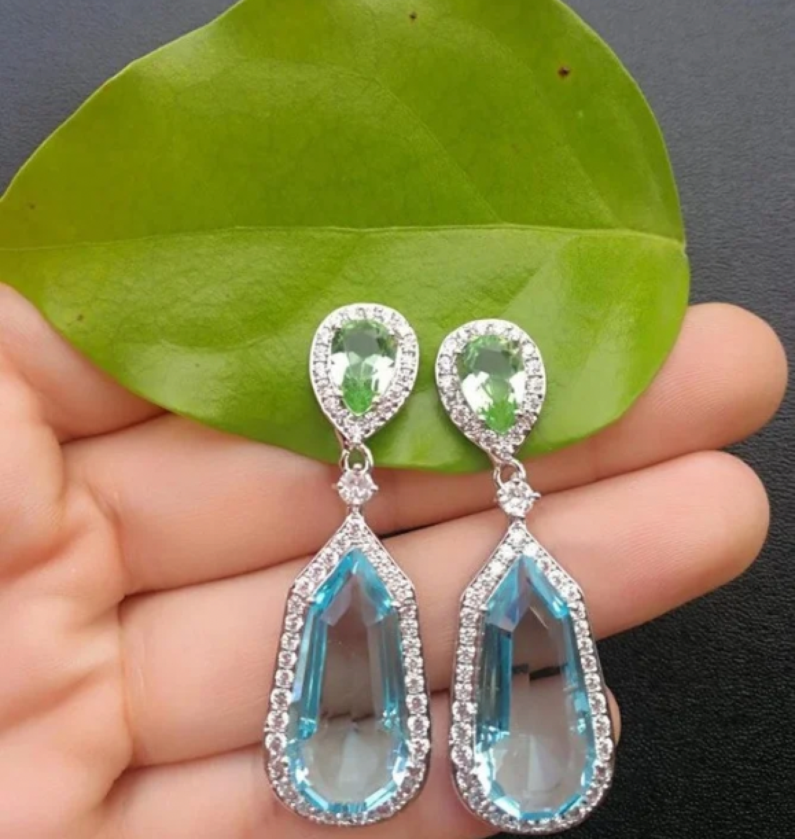 aquamarine earrings