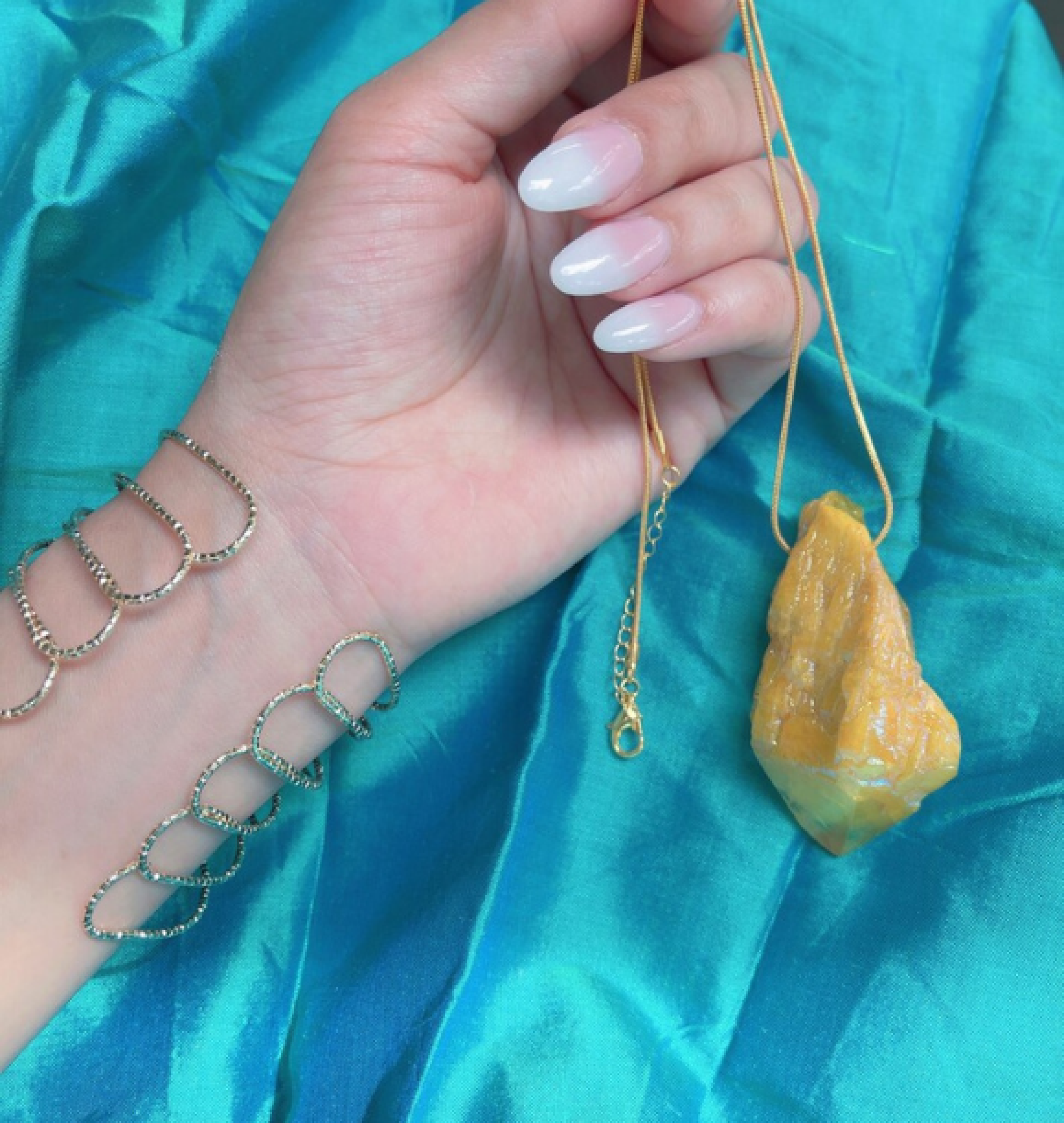 citrine necklace