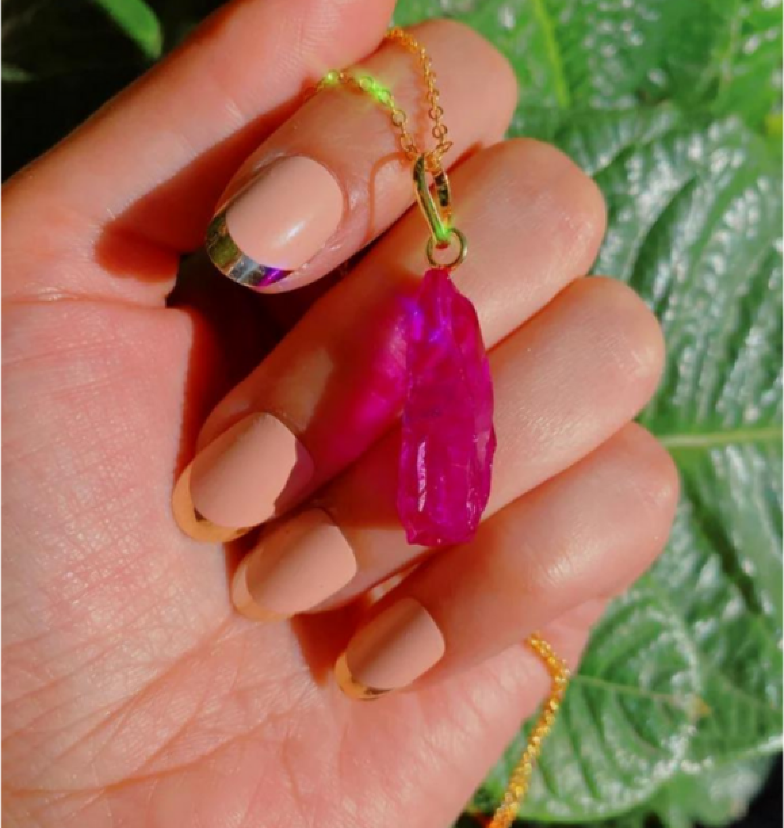 kunzite necklace