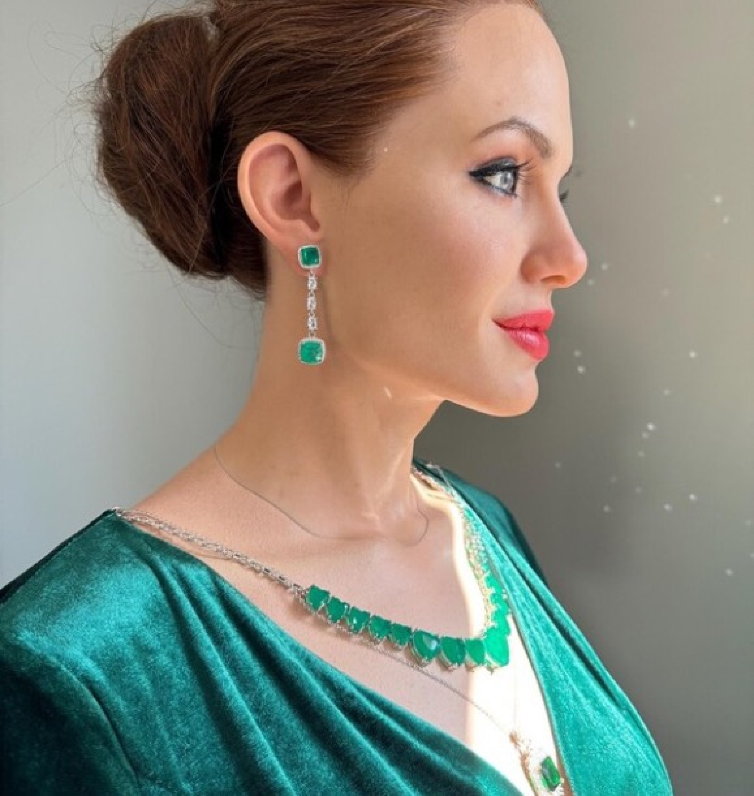 emerald earrings