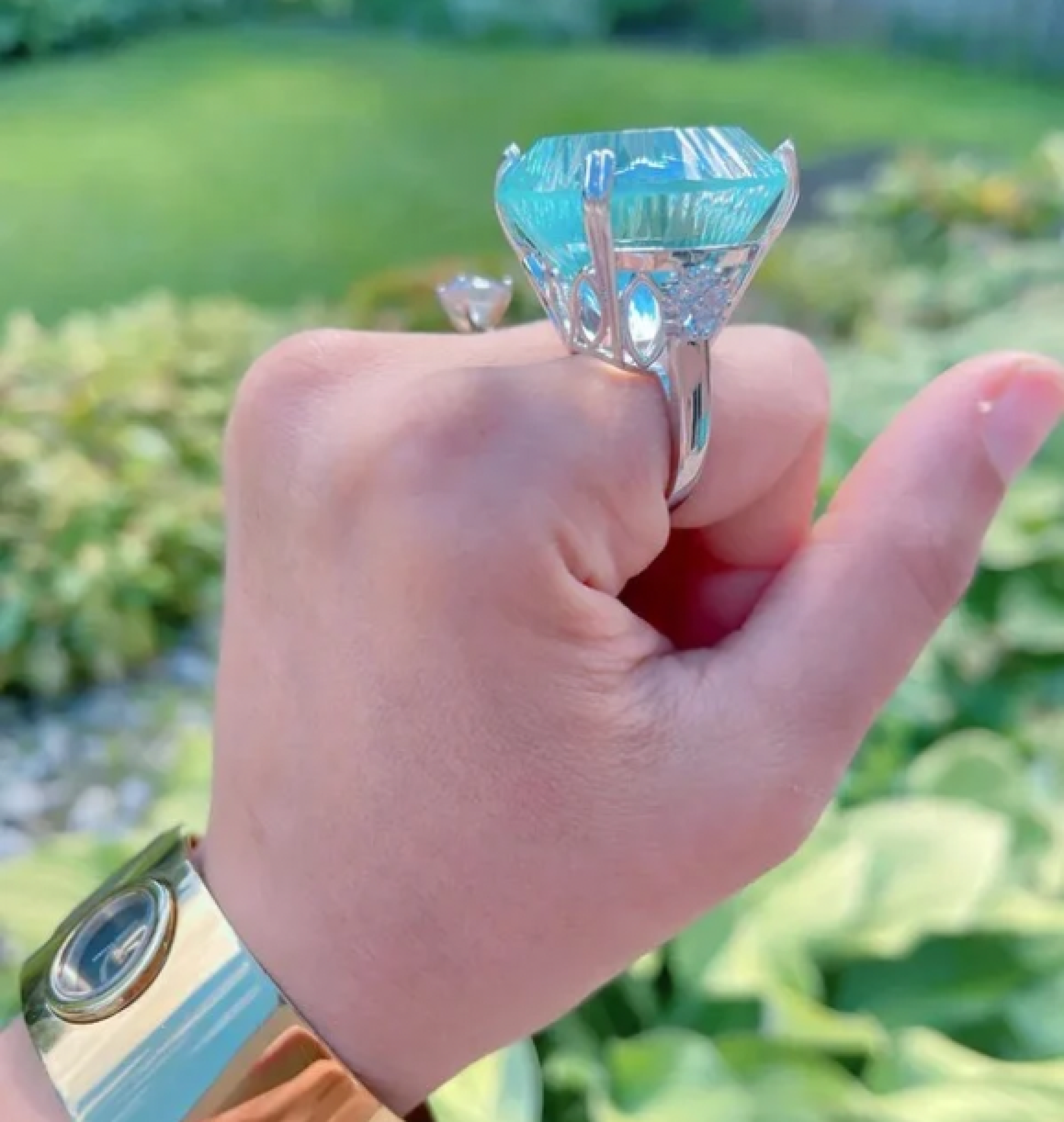 aquamarine ring
