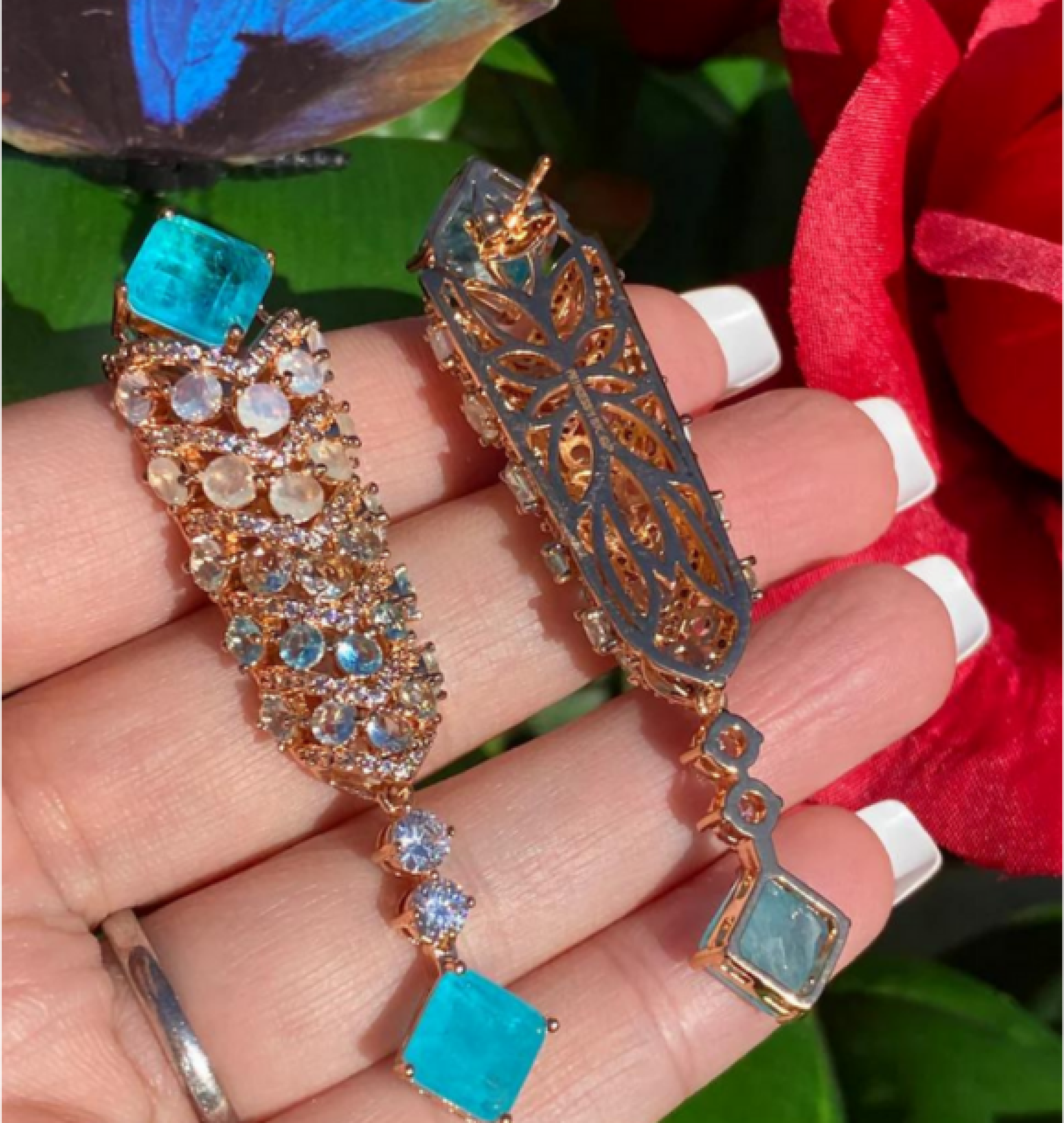 paraiba  earrings