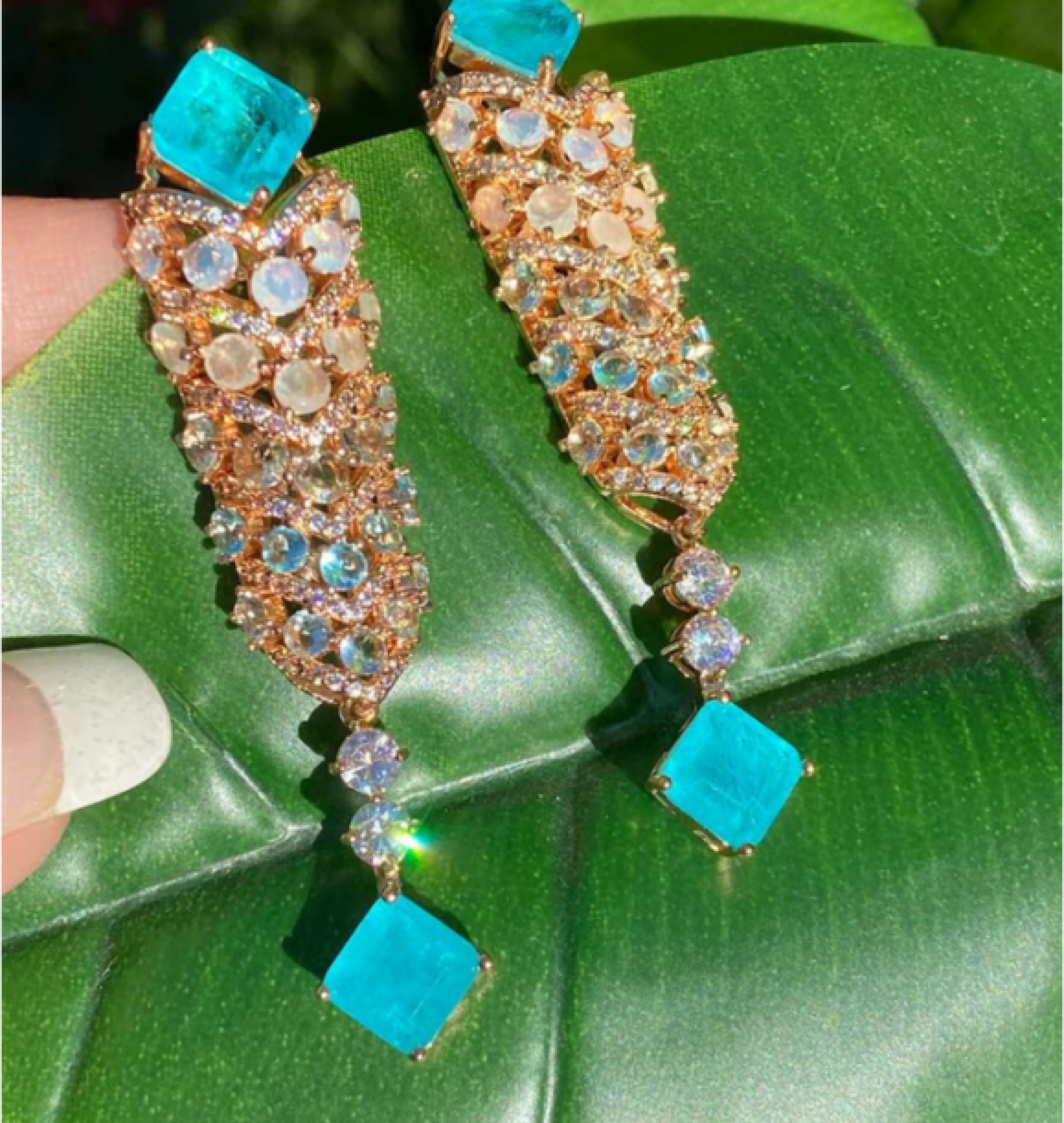 paraiba  earrings