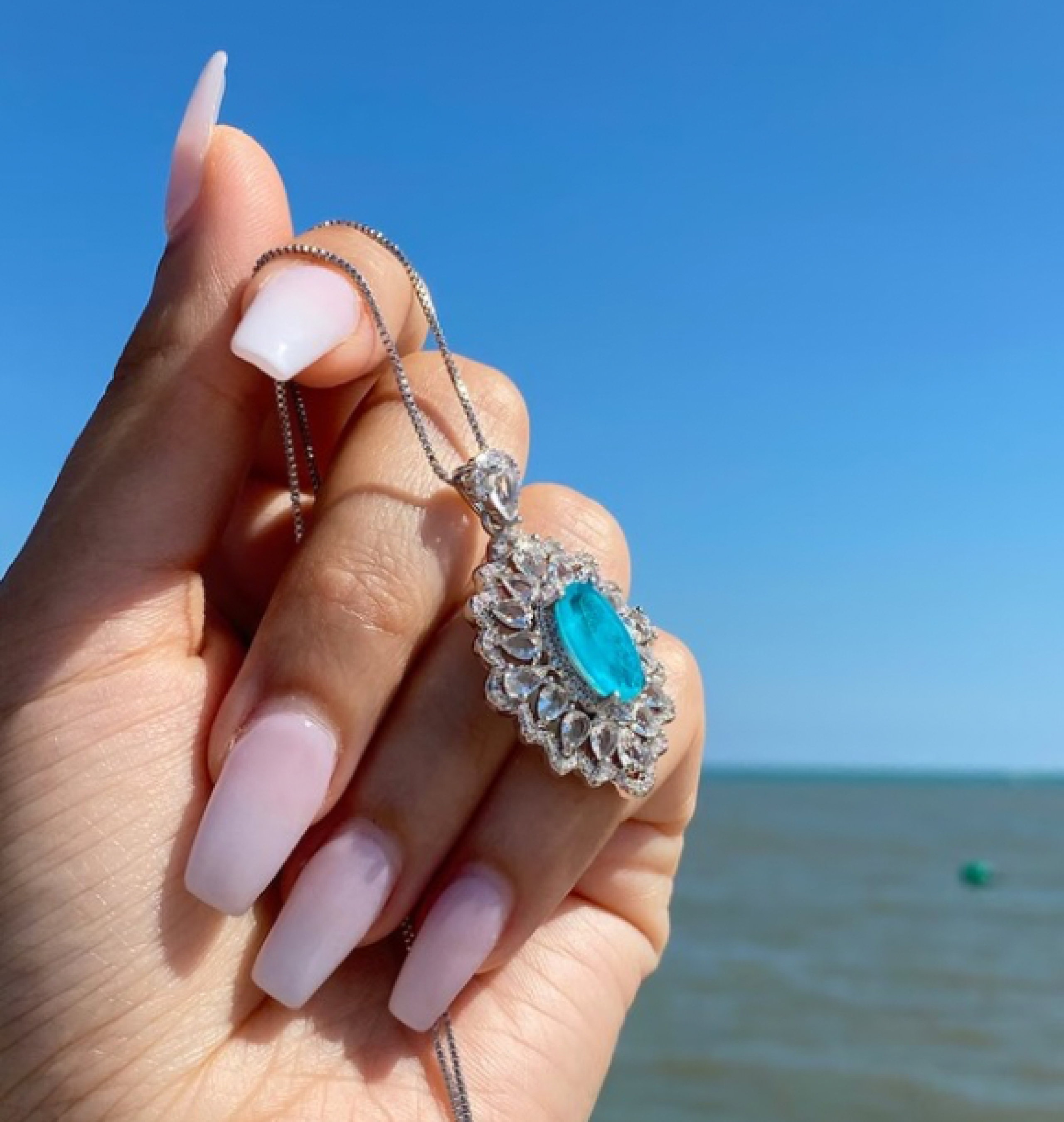 paraiba necklace
