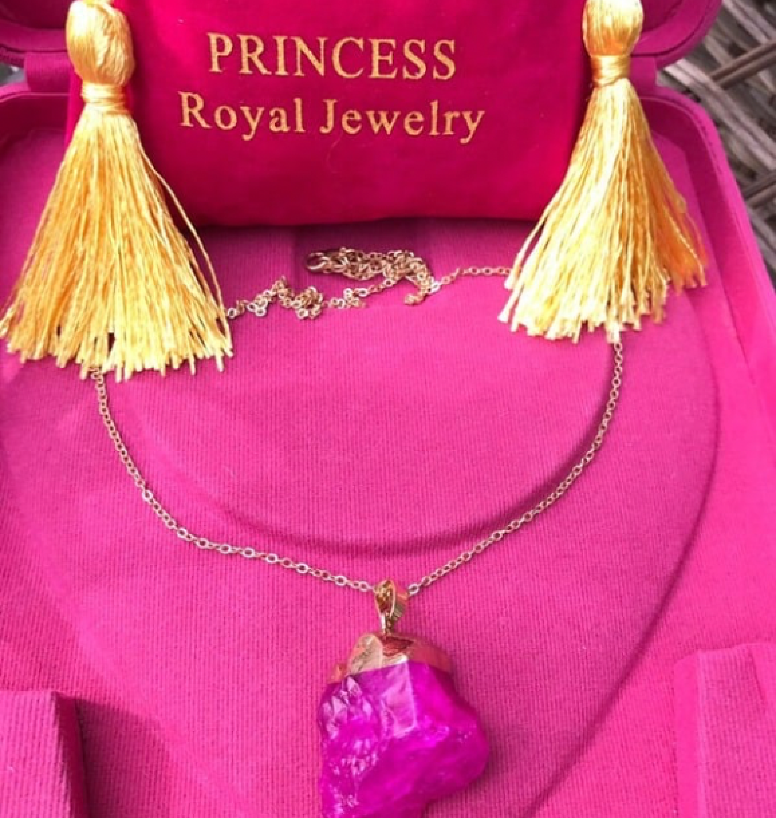 kunzite necklace