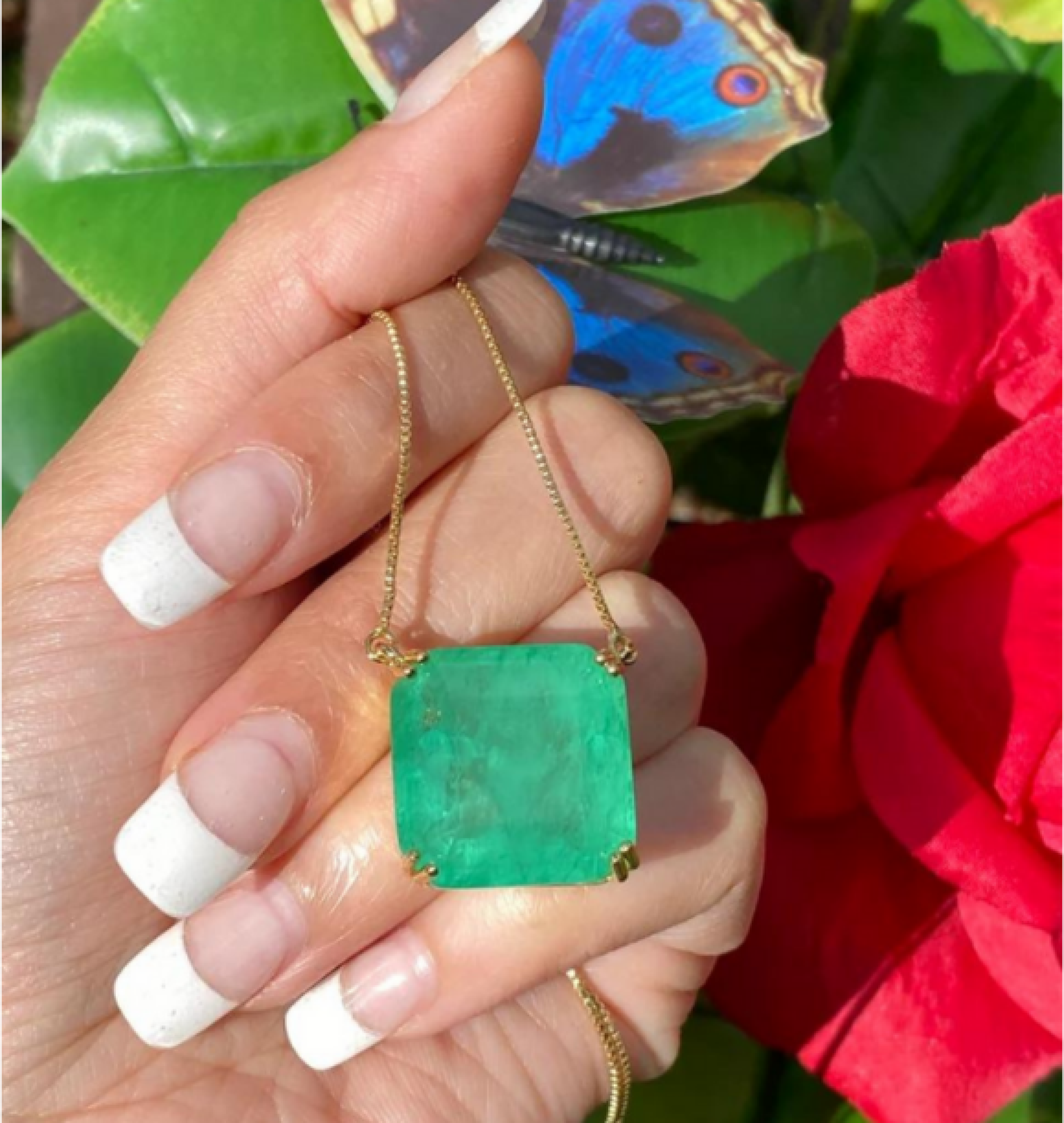 emerald necklac