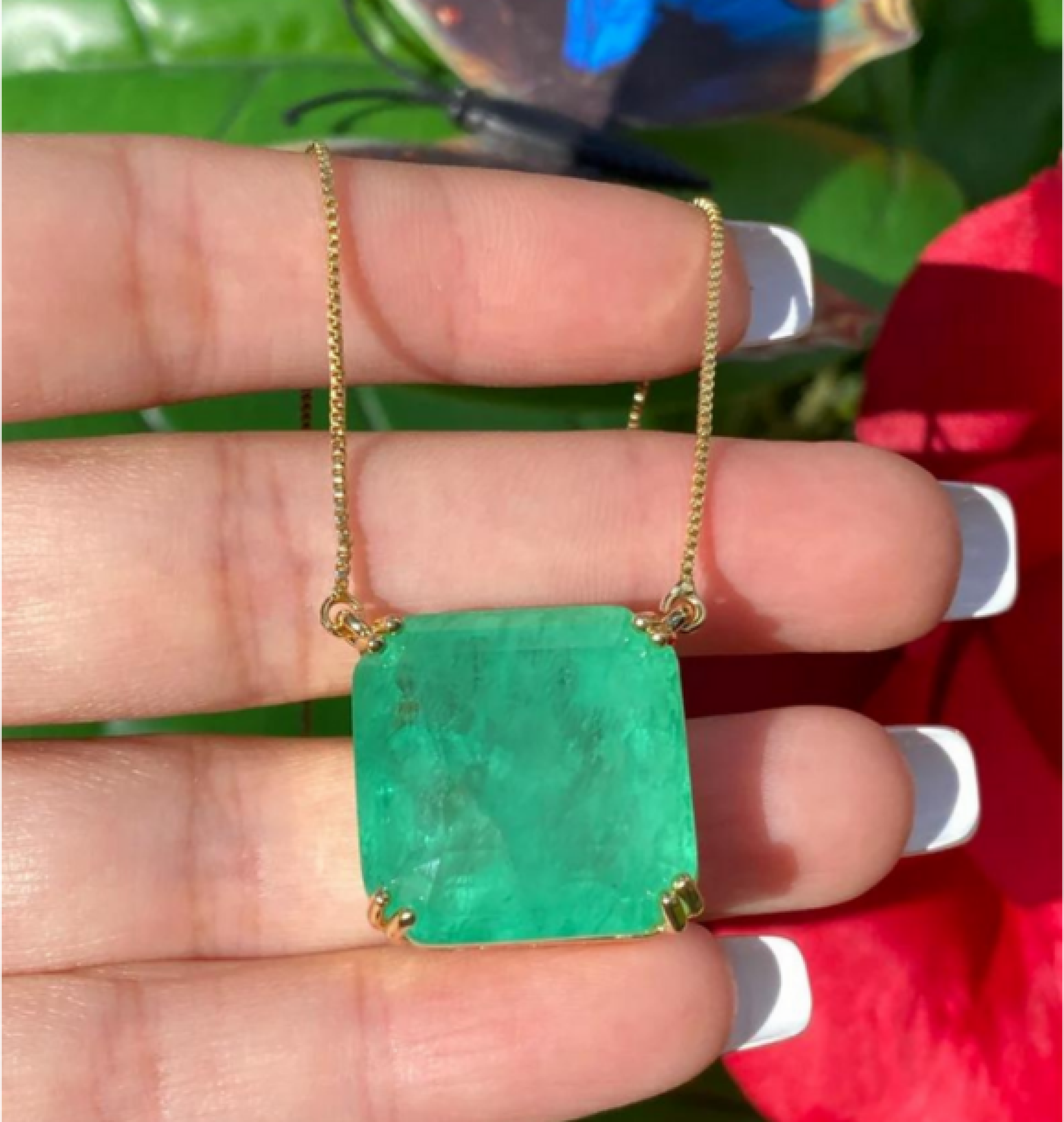 emerald necklac