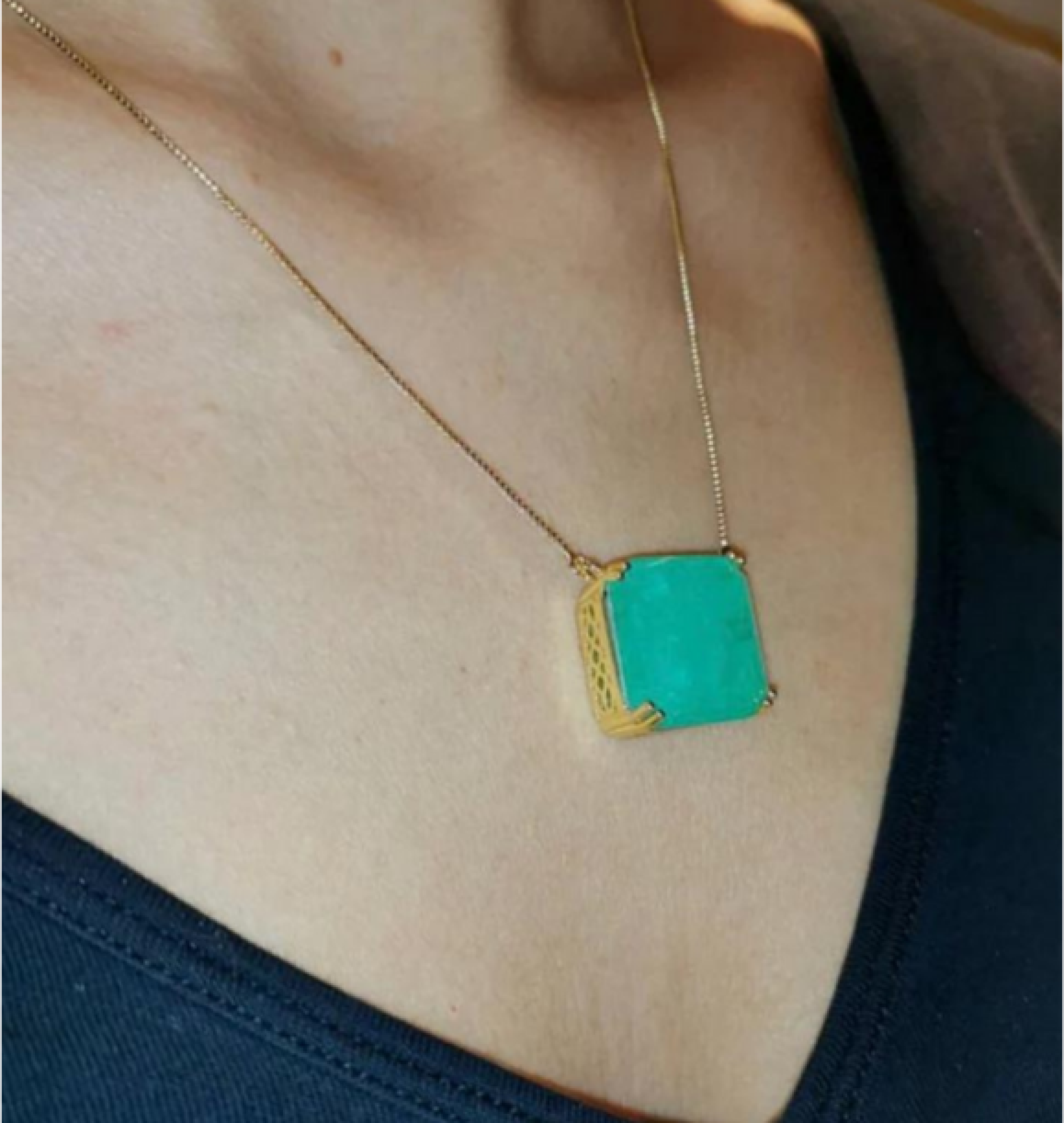 emerald necklac