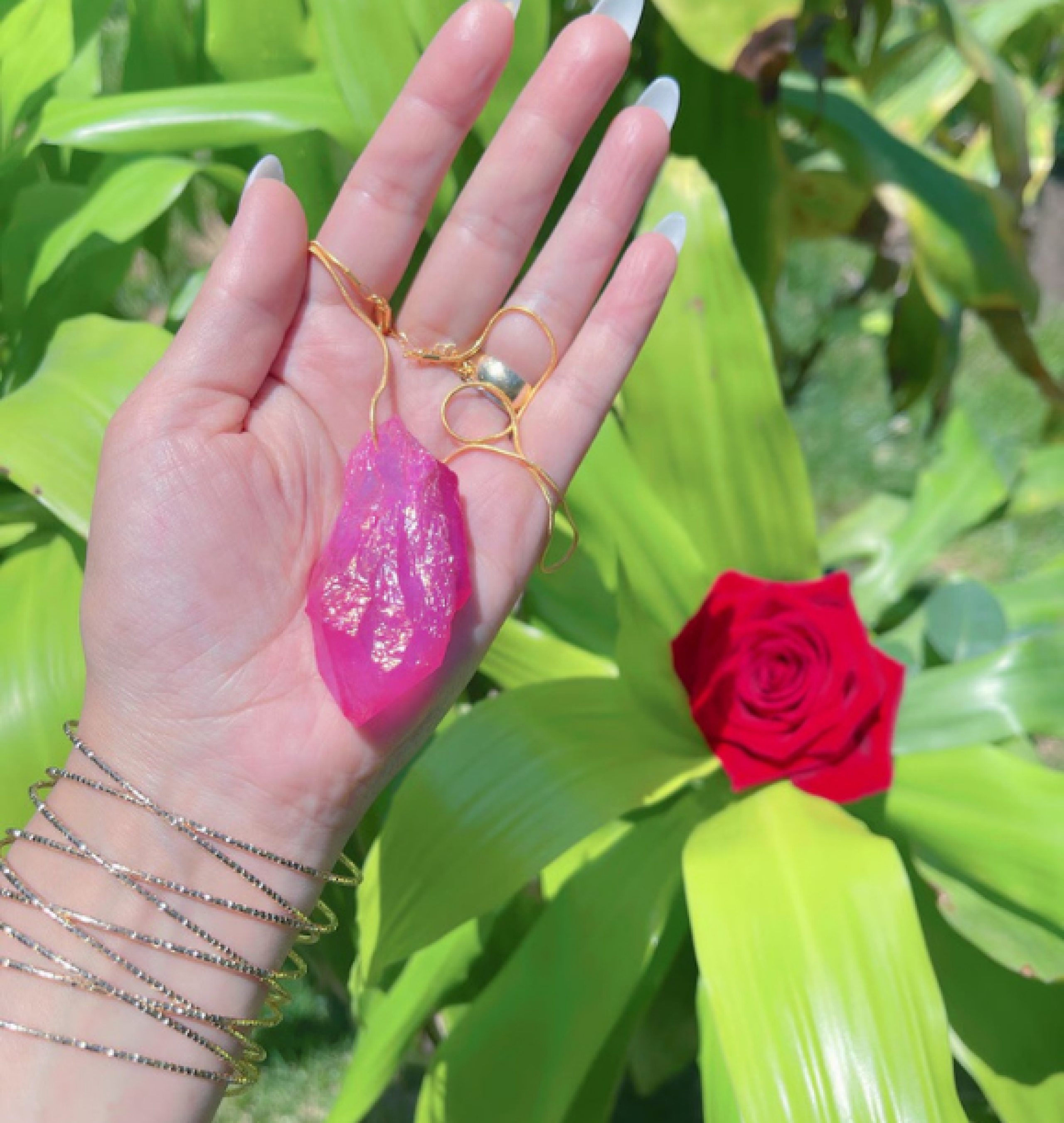 kunzite necklace