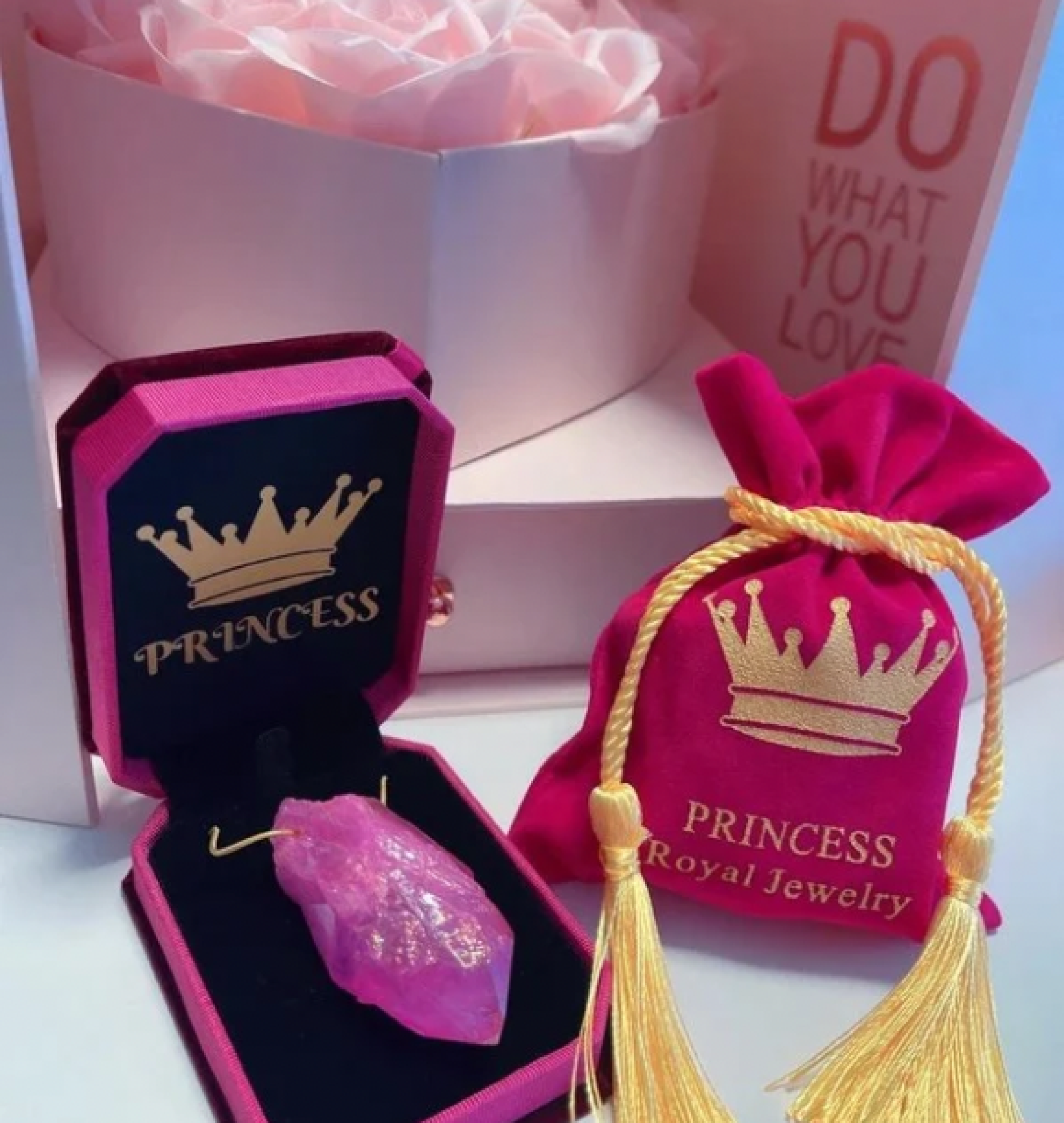 kunzite necklace