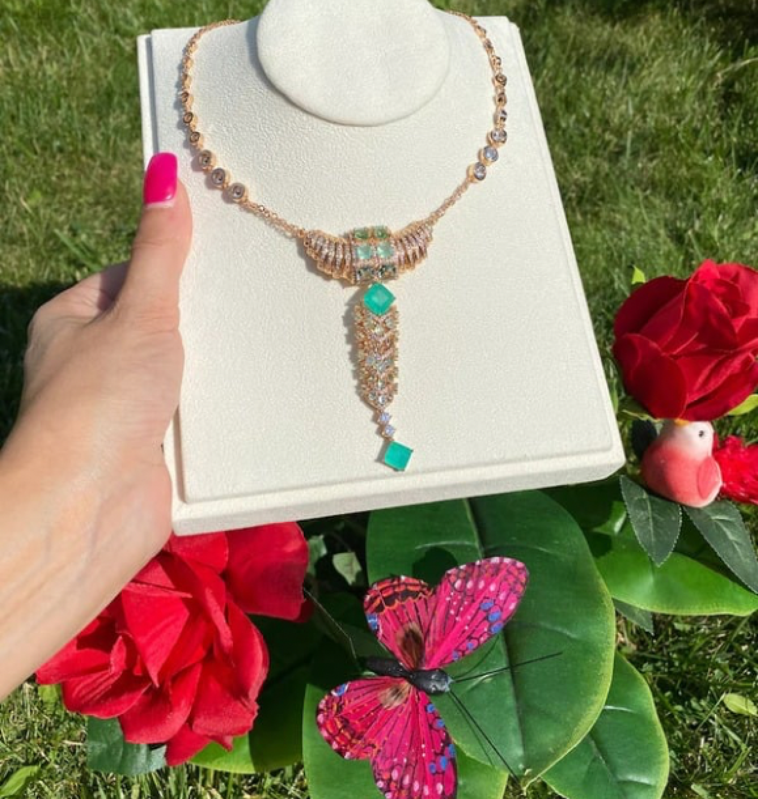 emerald necklace