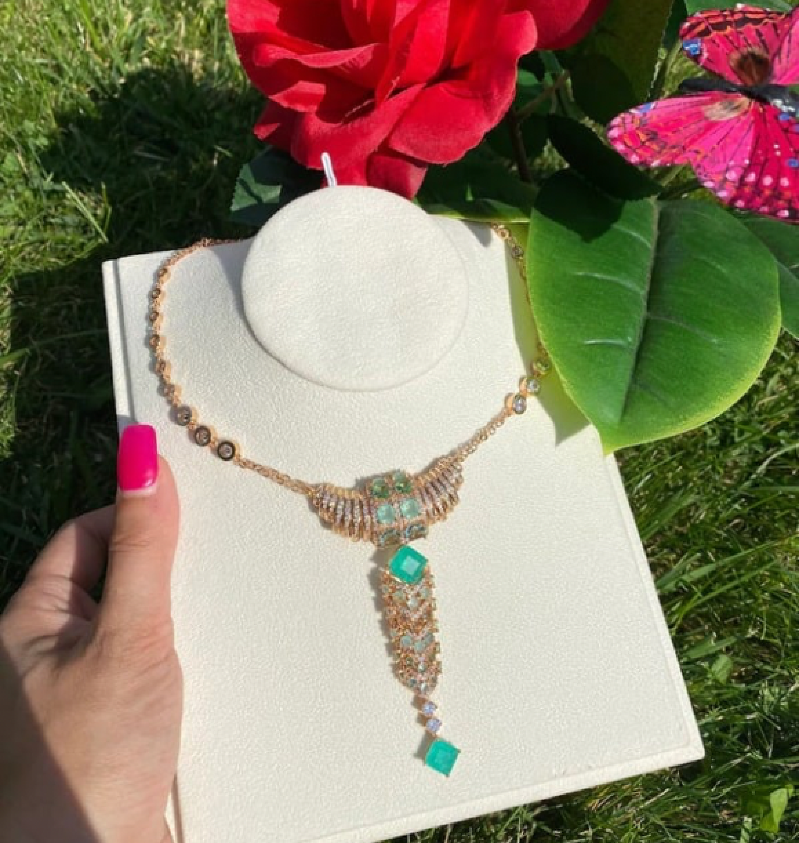 emerald necklace
