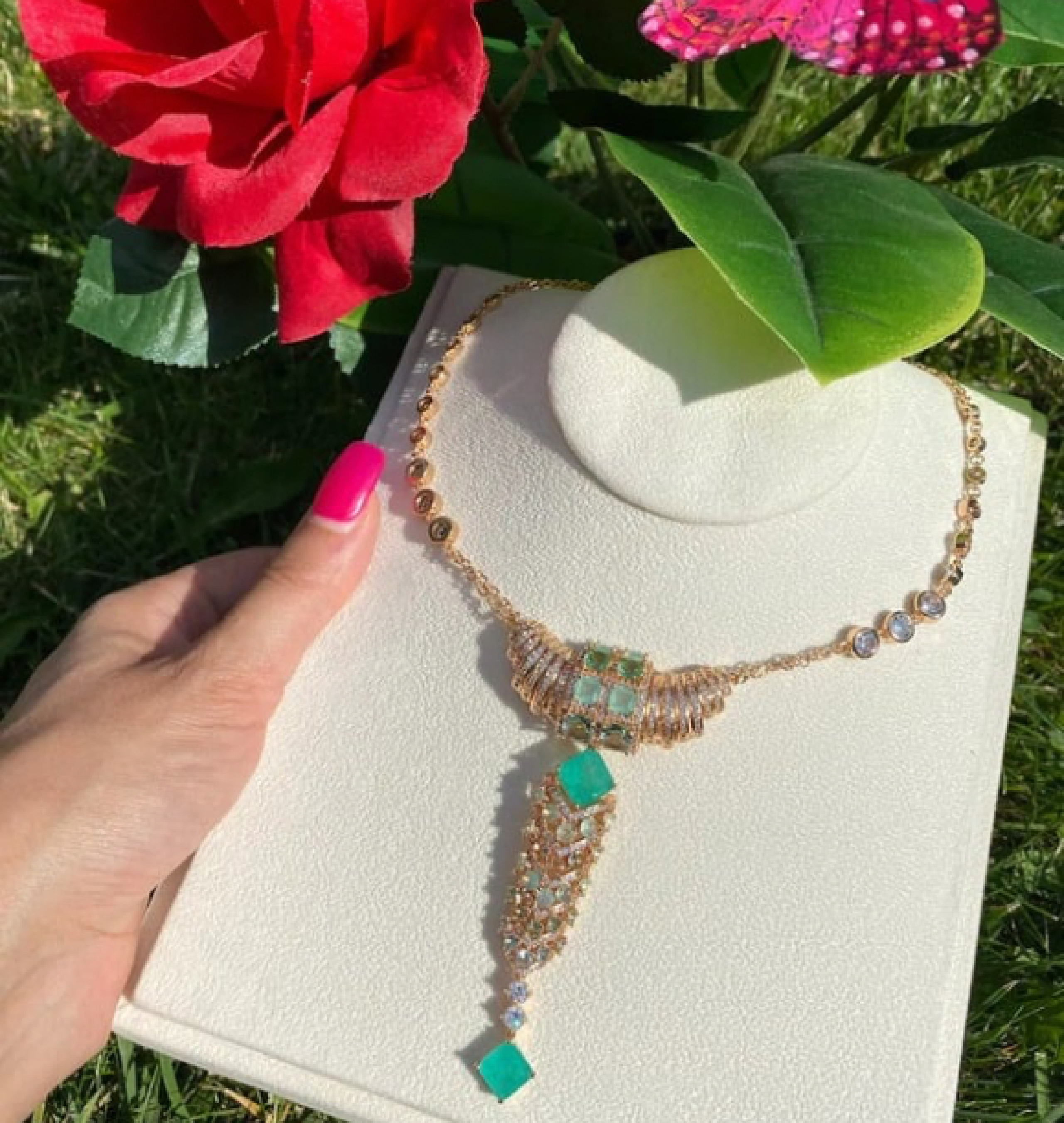 emerald necklace