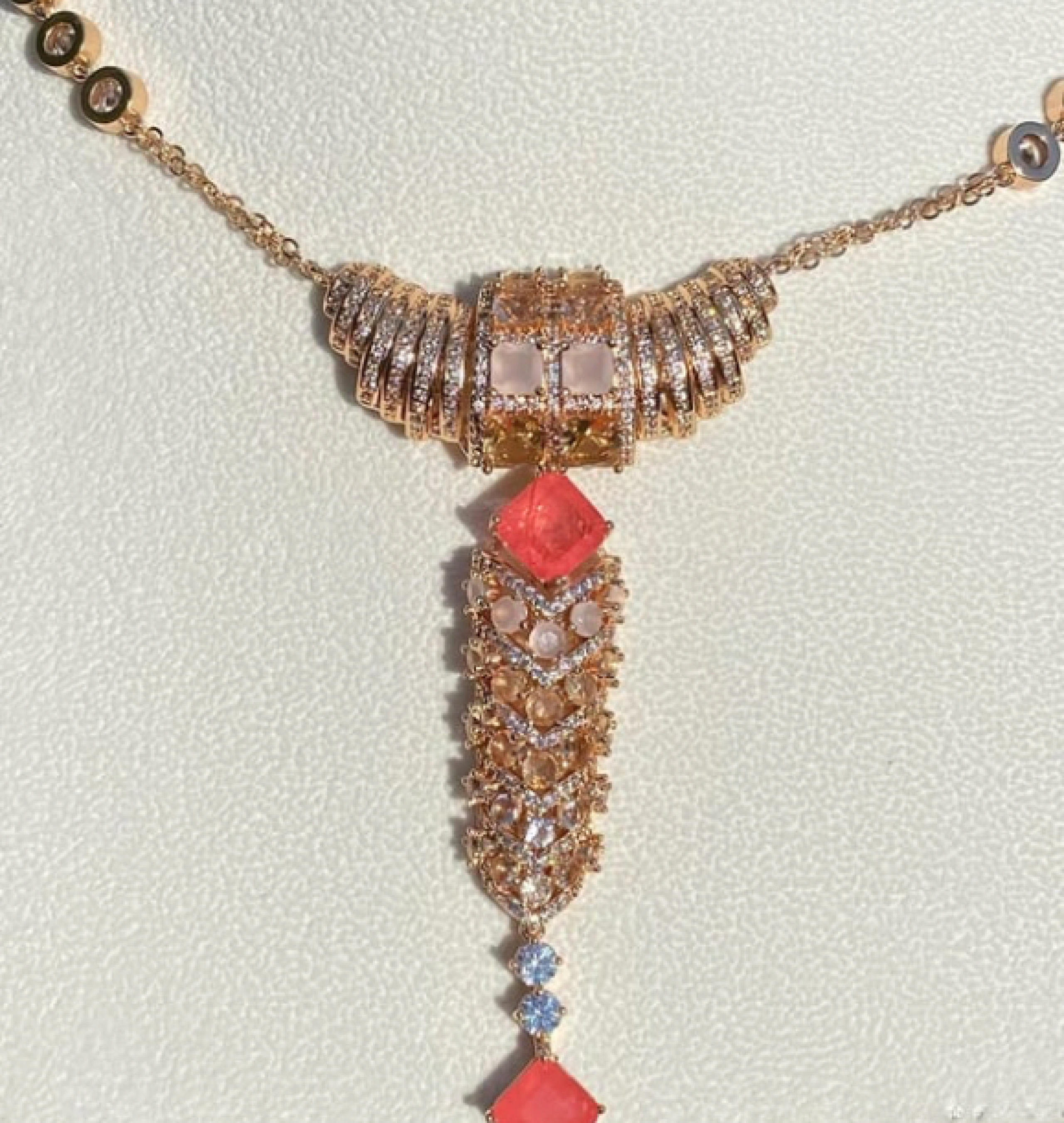 garnet necklace