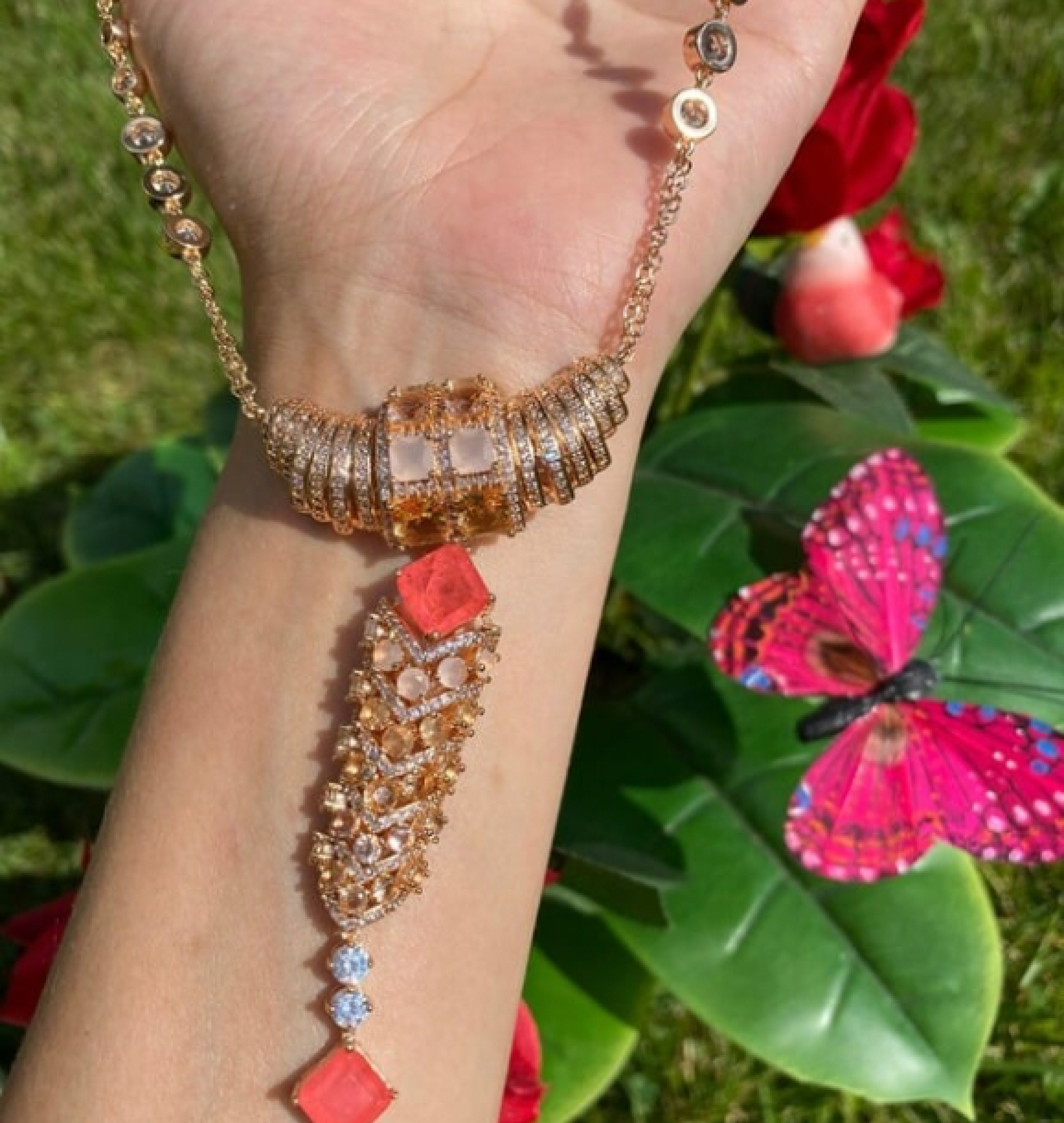 garnet necklace