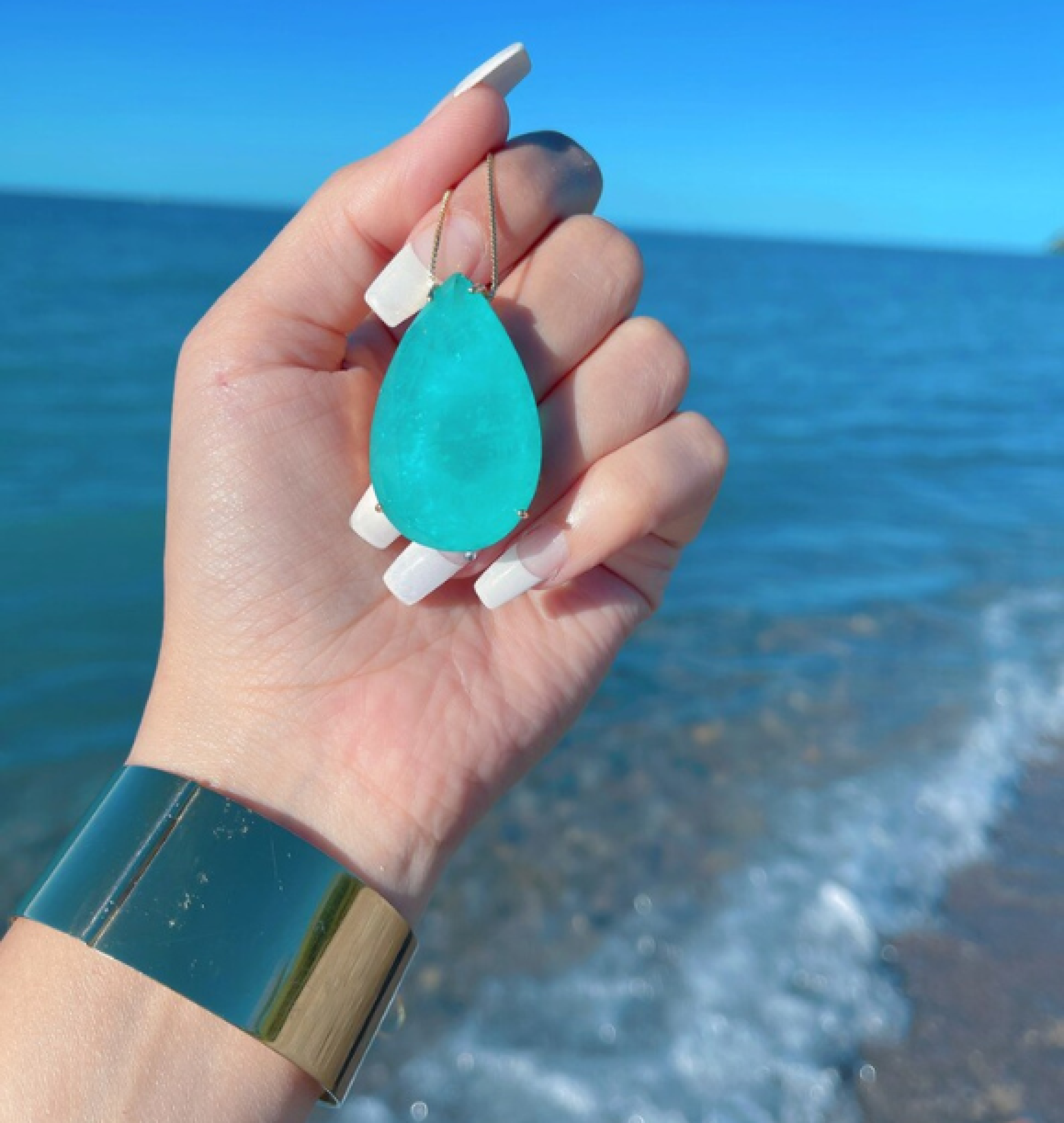 paraiba necklace
