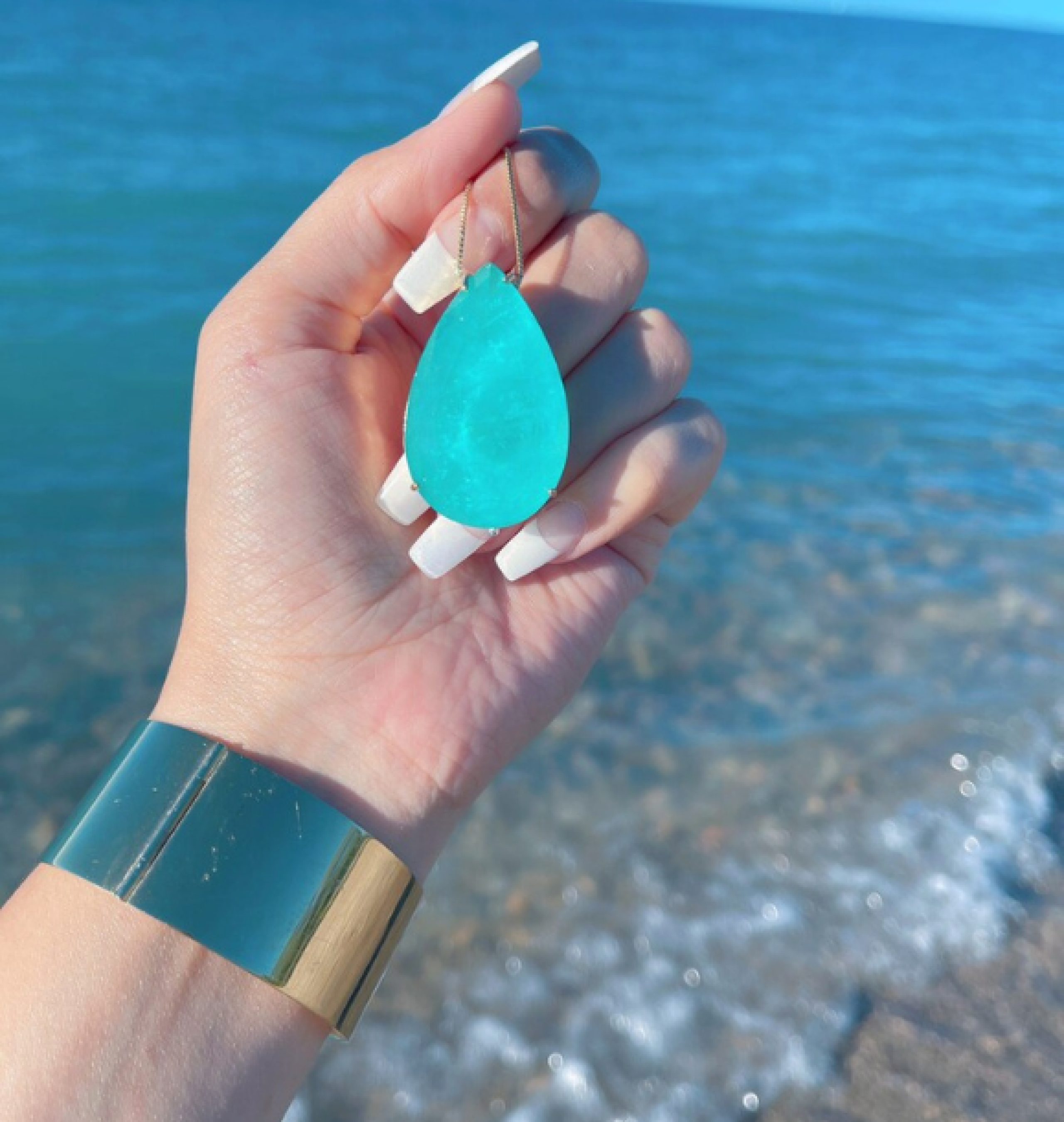 paraiba necklace