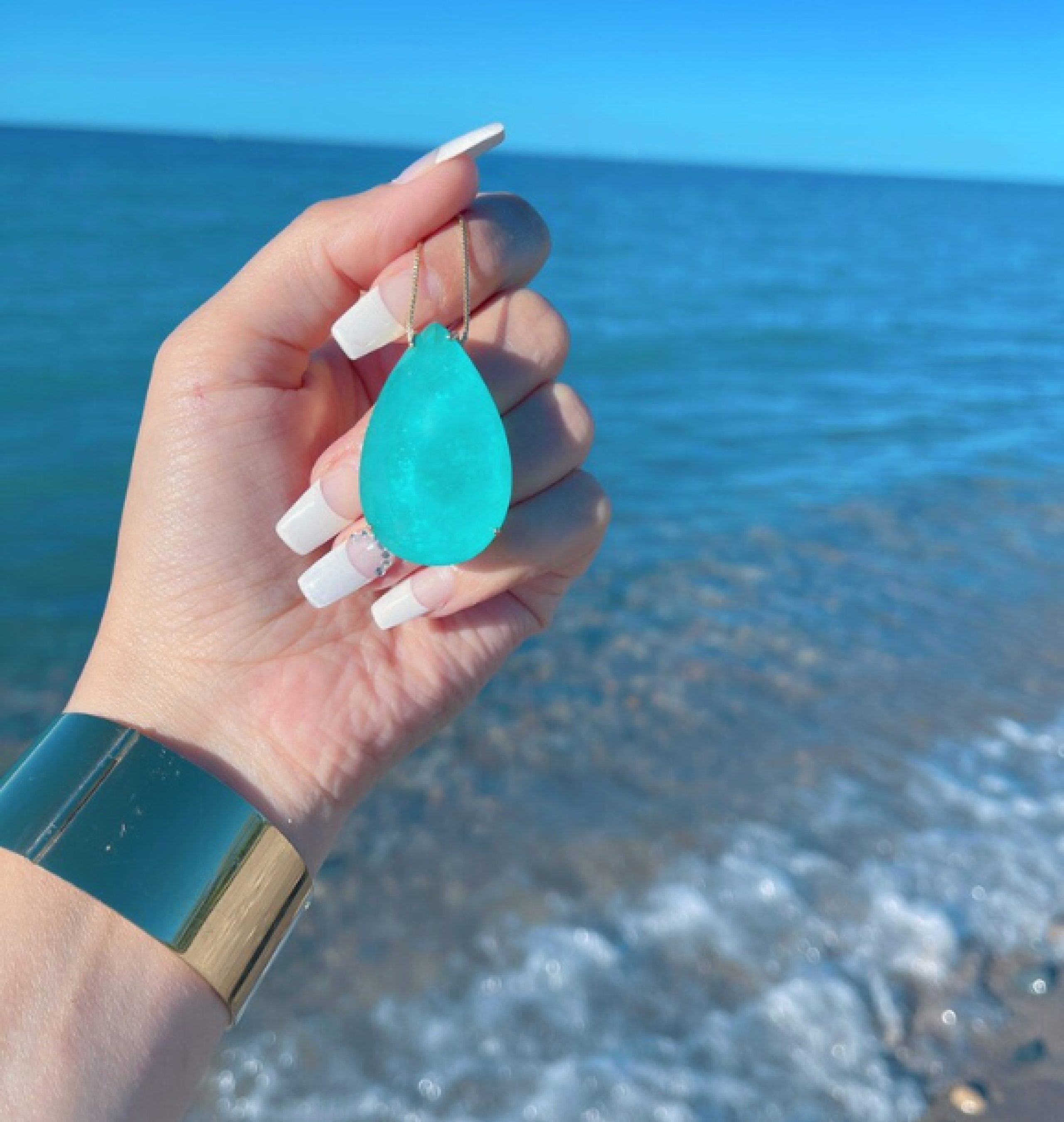 paraiba necklace