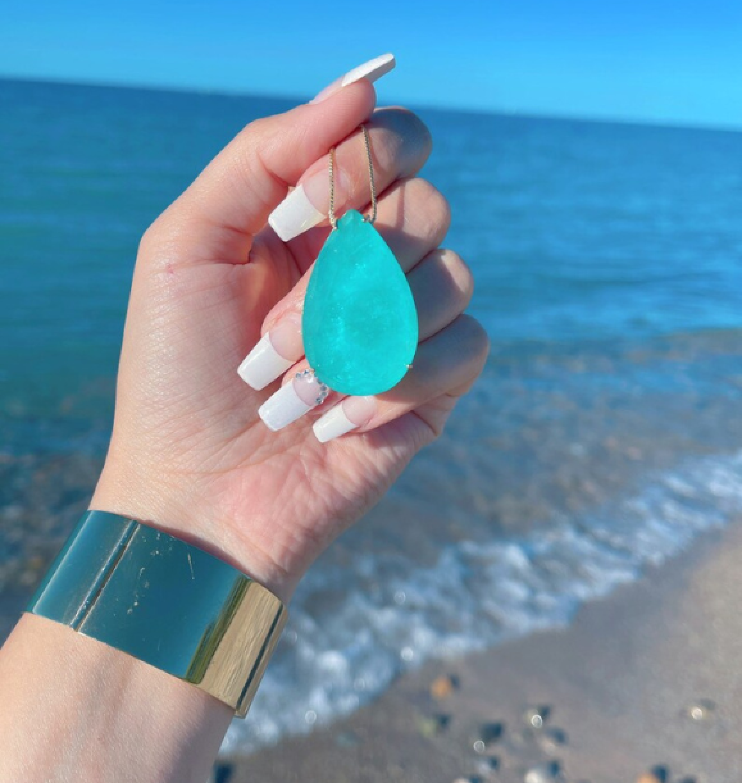 paraiba necklace